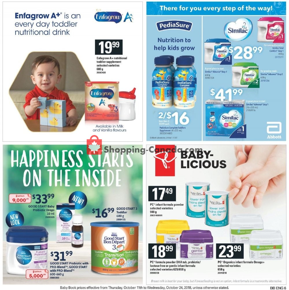 Loblaws flyer from Thursday October 11, 2018 to Wednesday October 24, 2018 - page 6