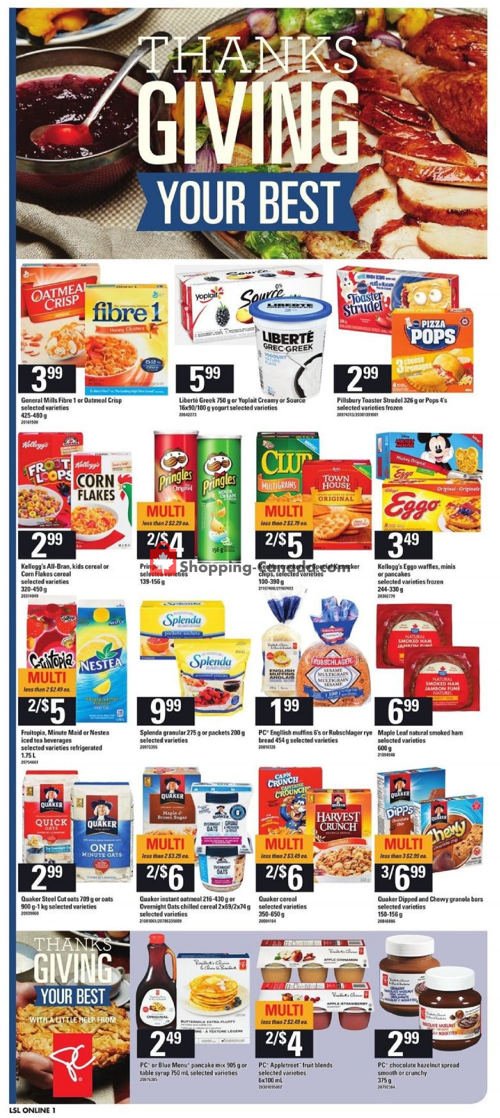 Loblaws flyer from Thursday October 4, 2018 to Wednesday October 10, 2018 - page 12
