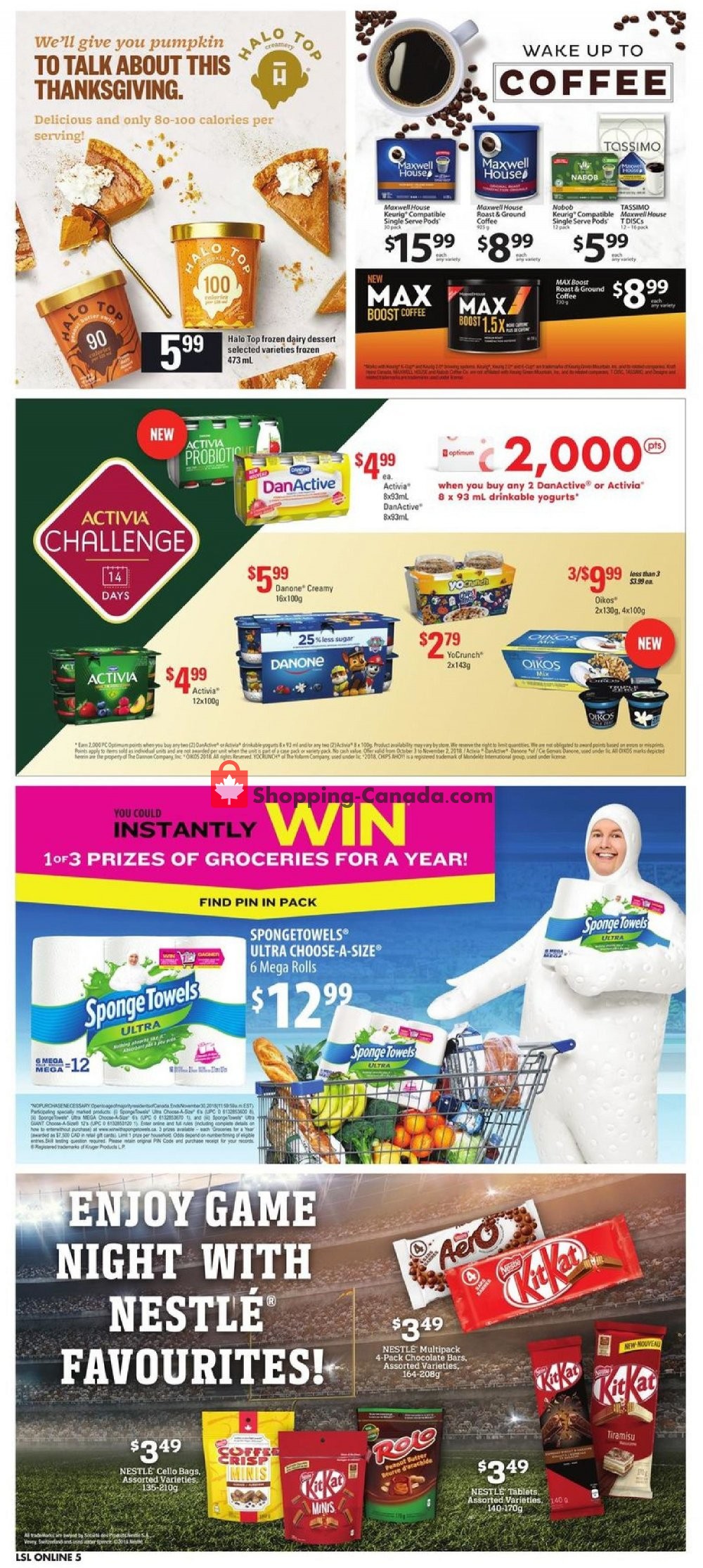Loblaws flyer from Thursday October 4, 2018 to Wednesday October 10, 2018 - page 16