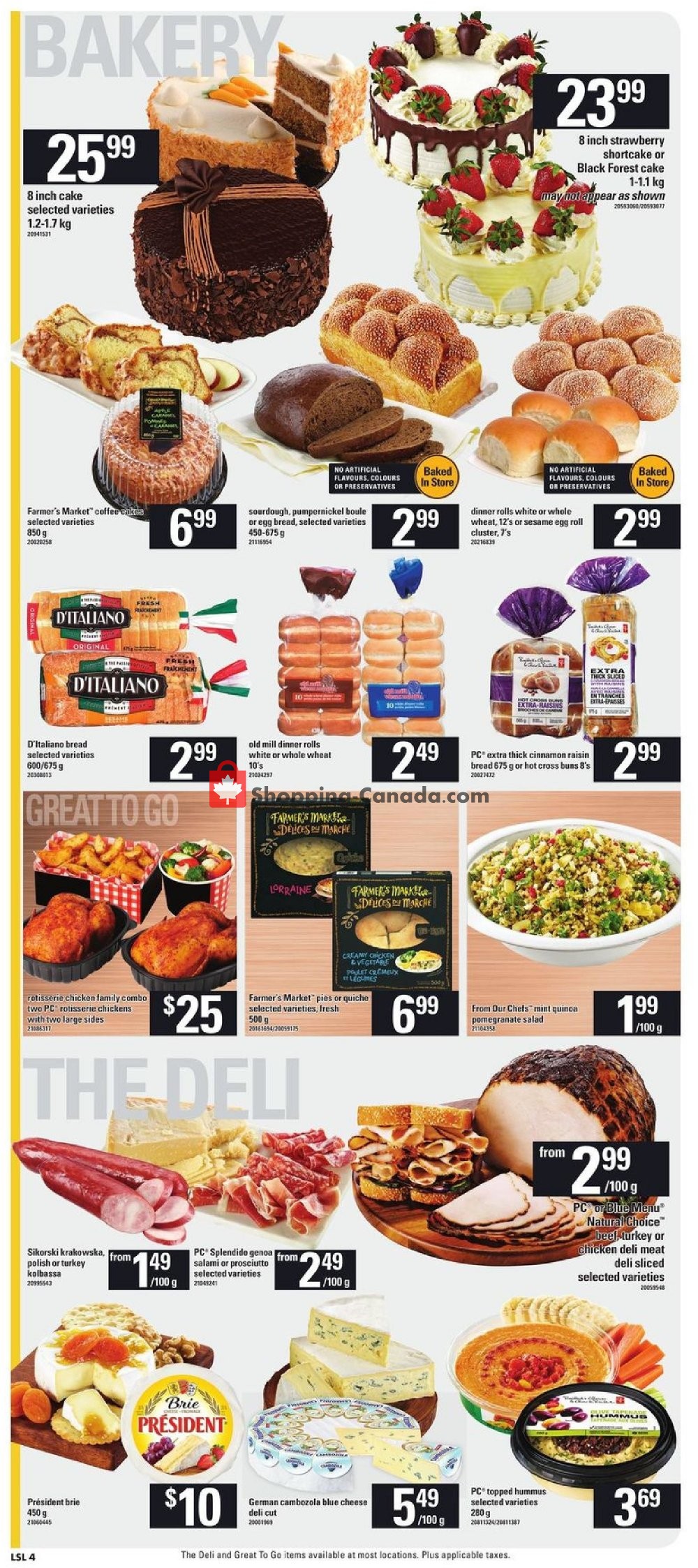 Loblaws flyer from Thursday October 4, 2018 to Wednesday October 10, 2018 - page 6