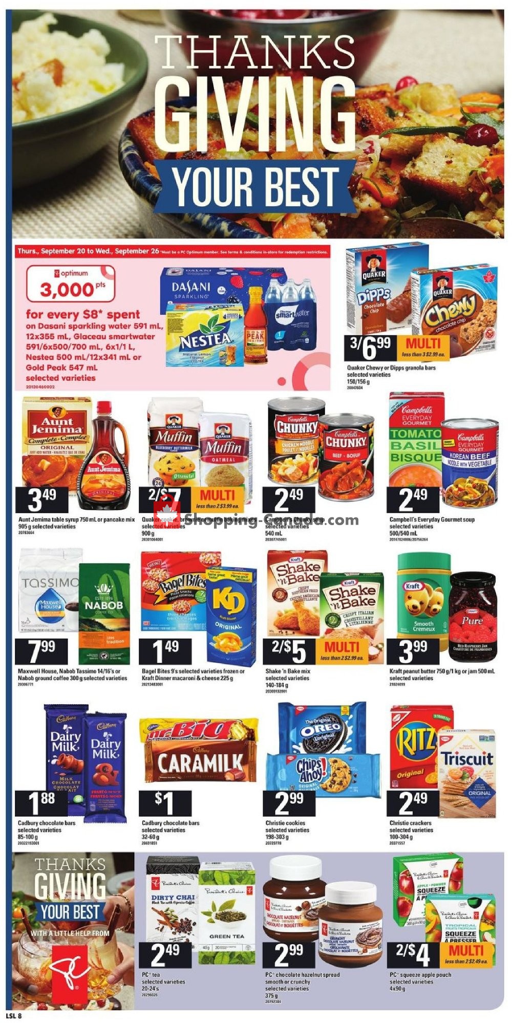 Loblaws flyer from Thursday September 20, 2018 to Wednesday September 26, 2018 - page 8