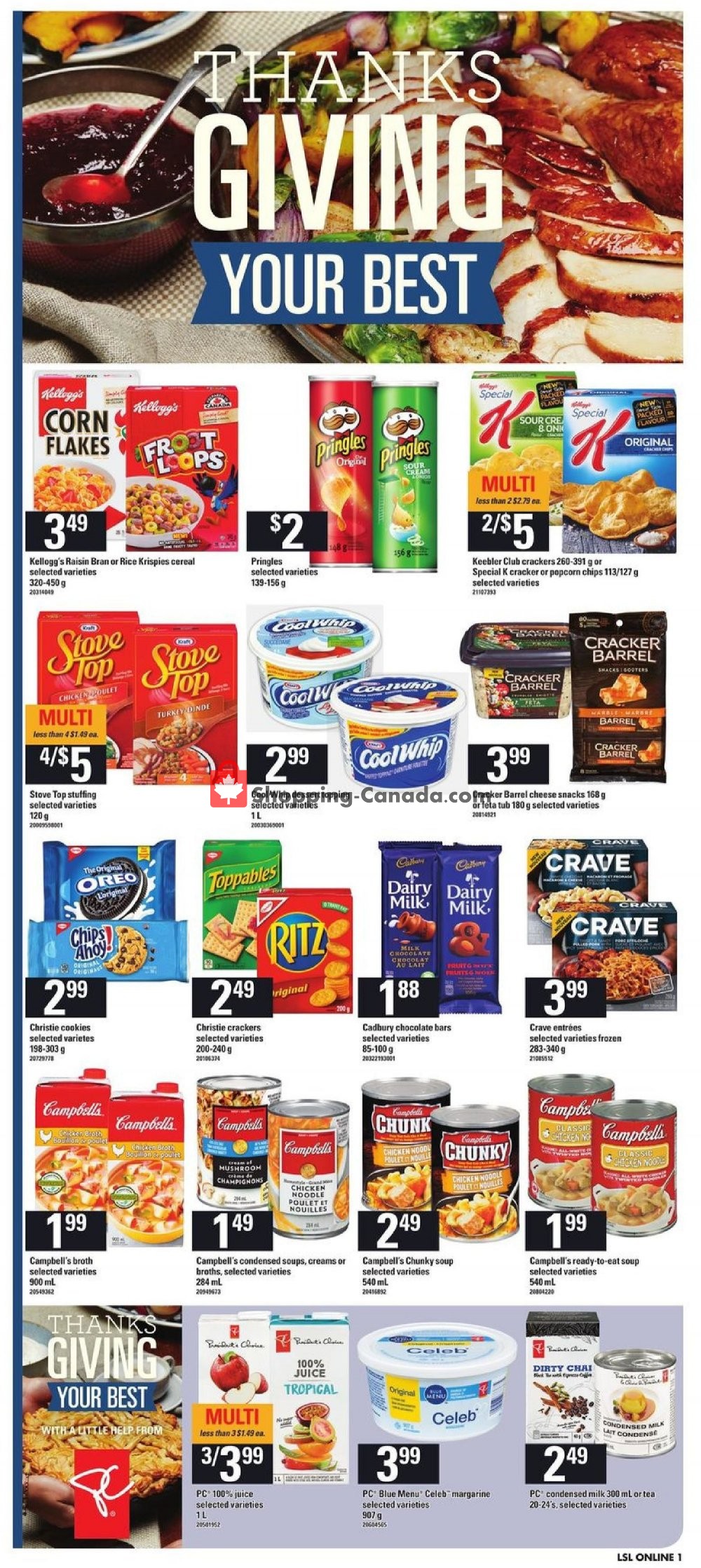 Loblaws flyer from Thursday September 27, 2018 to Wednesday October 3, 2018 - page 10