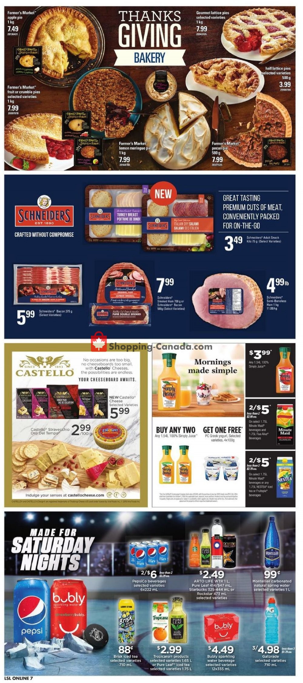Loblaws flyer from Thursday September 27, 2018 to Wednesday October 3, 2018 - page 20