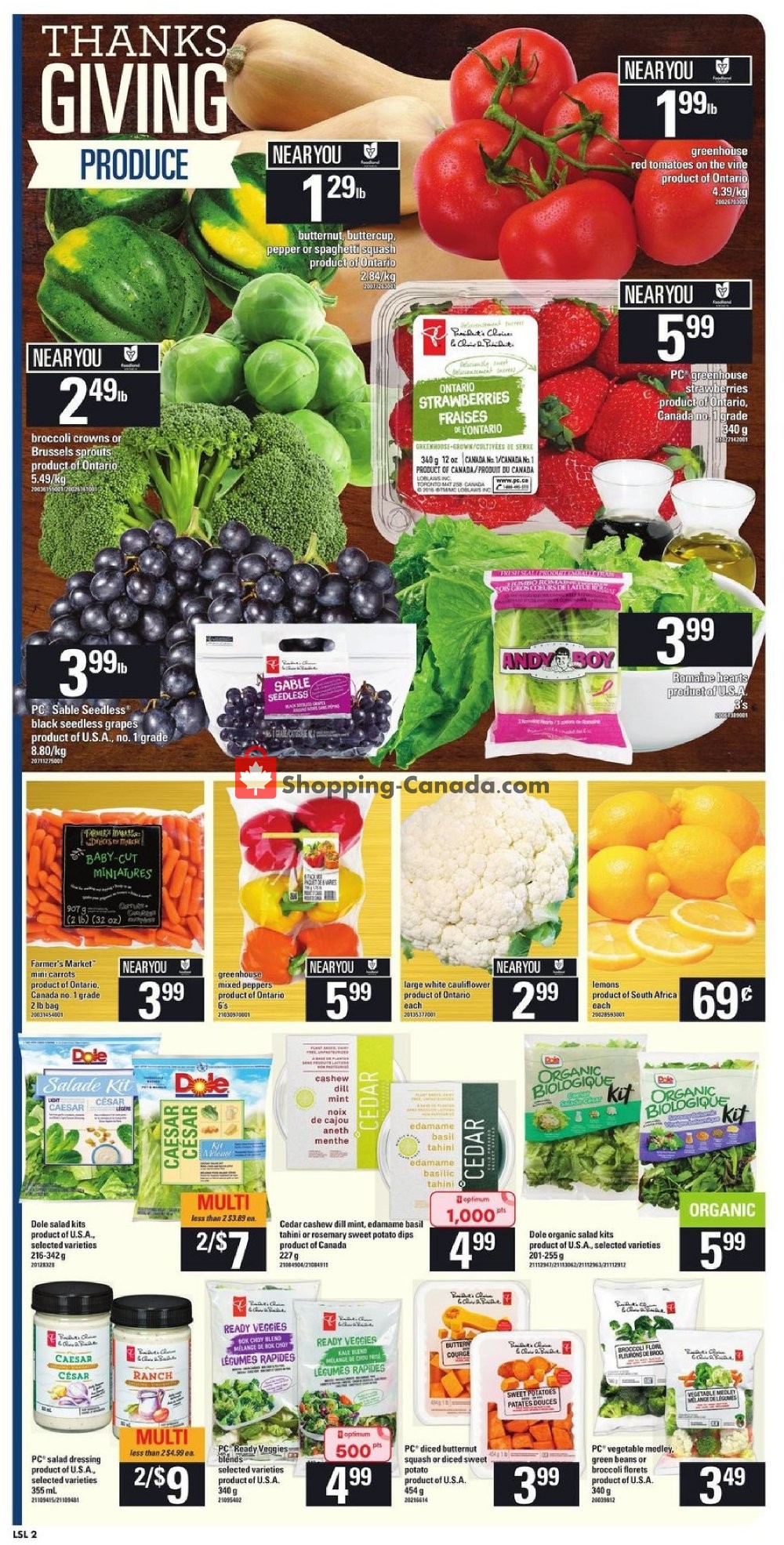 Loblaws flyer from Thursday September 27, 2018 to Wednesday October 3, 2018 - page 4