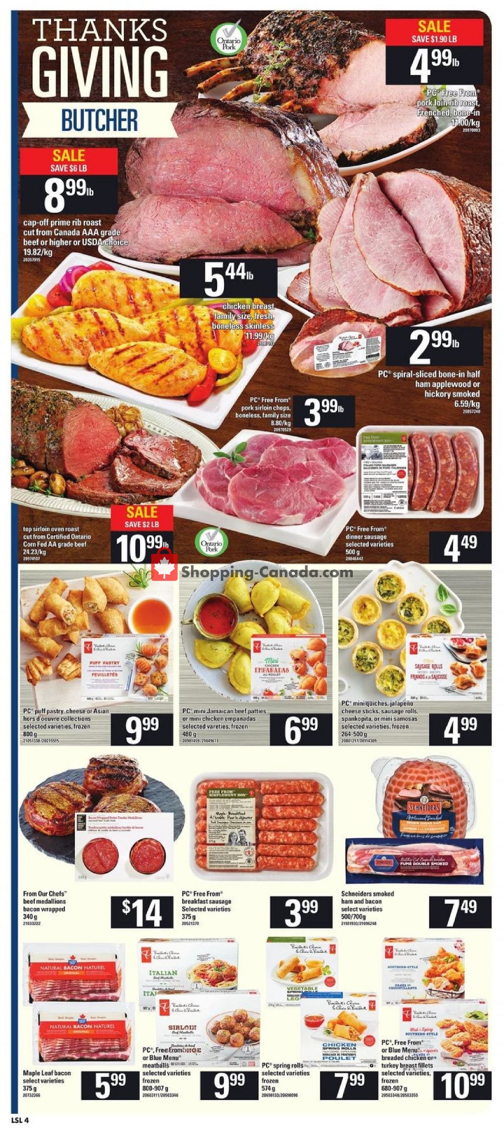 Loblaws flyer from Thursday September 27, 2018 to Wednesday October 3, 2018 - page 6