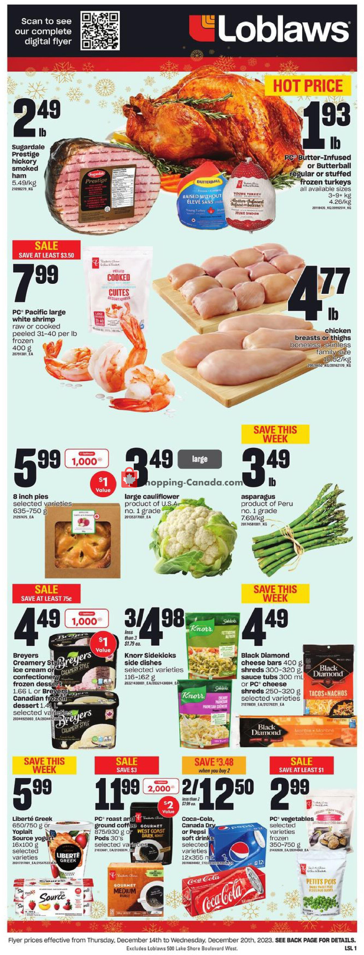 Loblaws flyer from Thursday December 14, 2023 to Wednesday December 20, 2023 - page 5