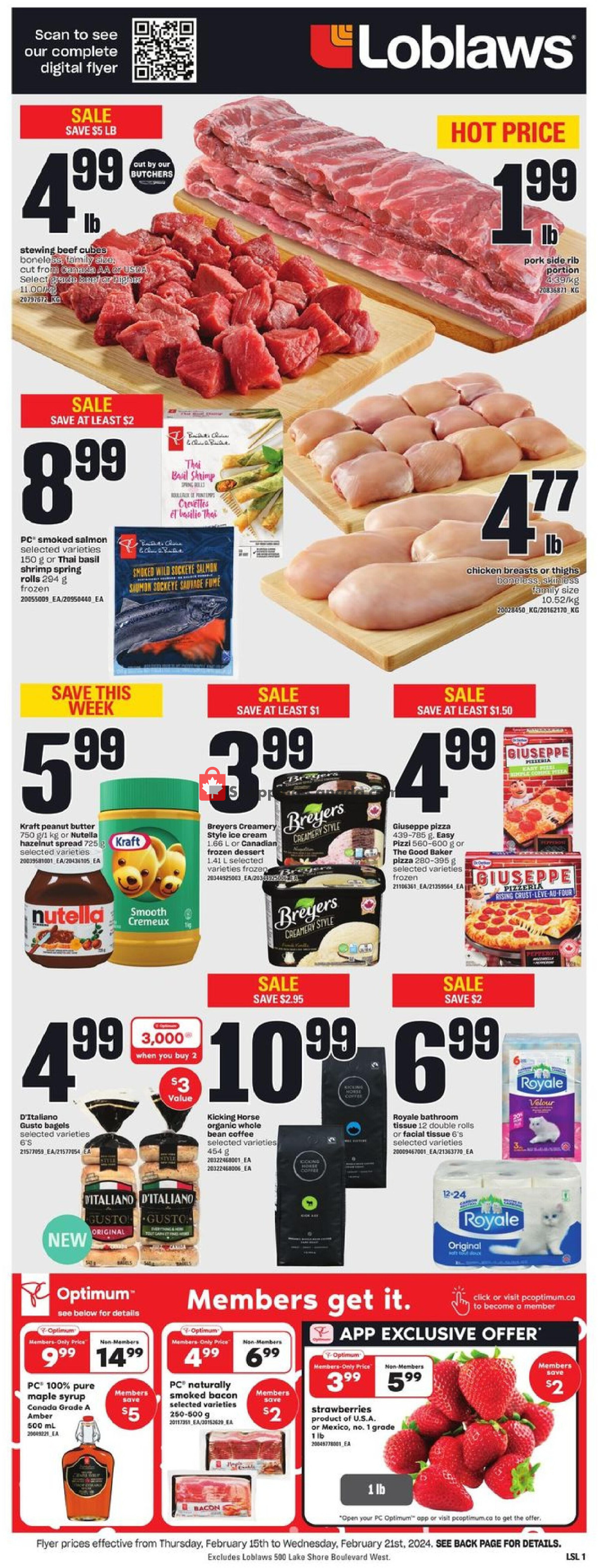 Loblaws flyer from Thursday February 15, 2024 to Wednesday February 21, 2024 - page 4