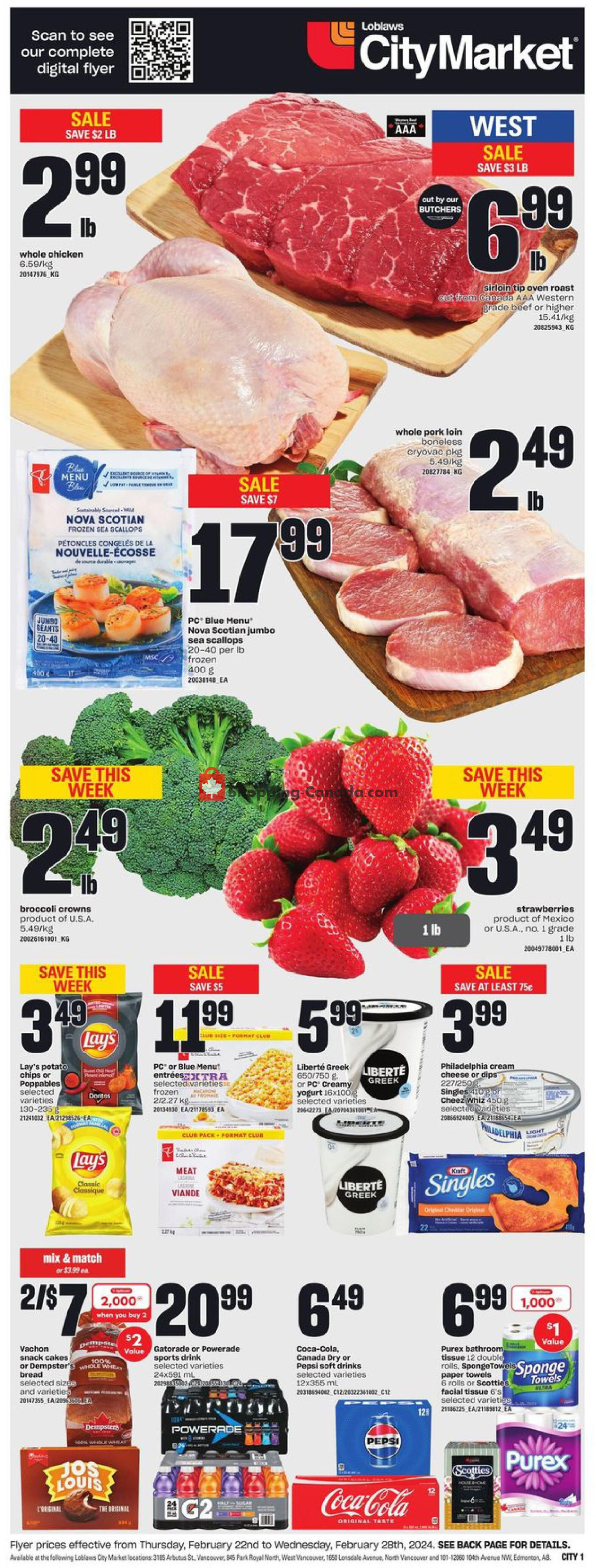 Loblaws flyer from Thursday February 22, 2024 to Wednesday February 28, 2024 - page 4