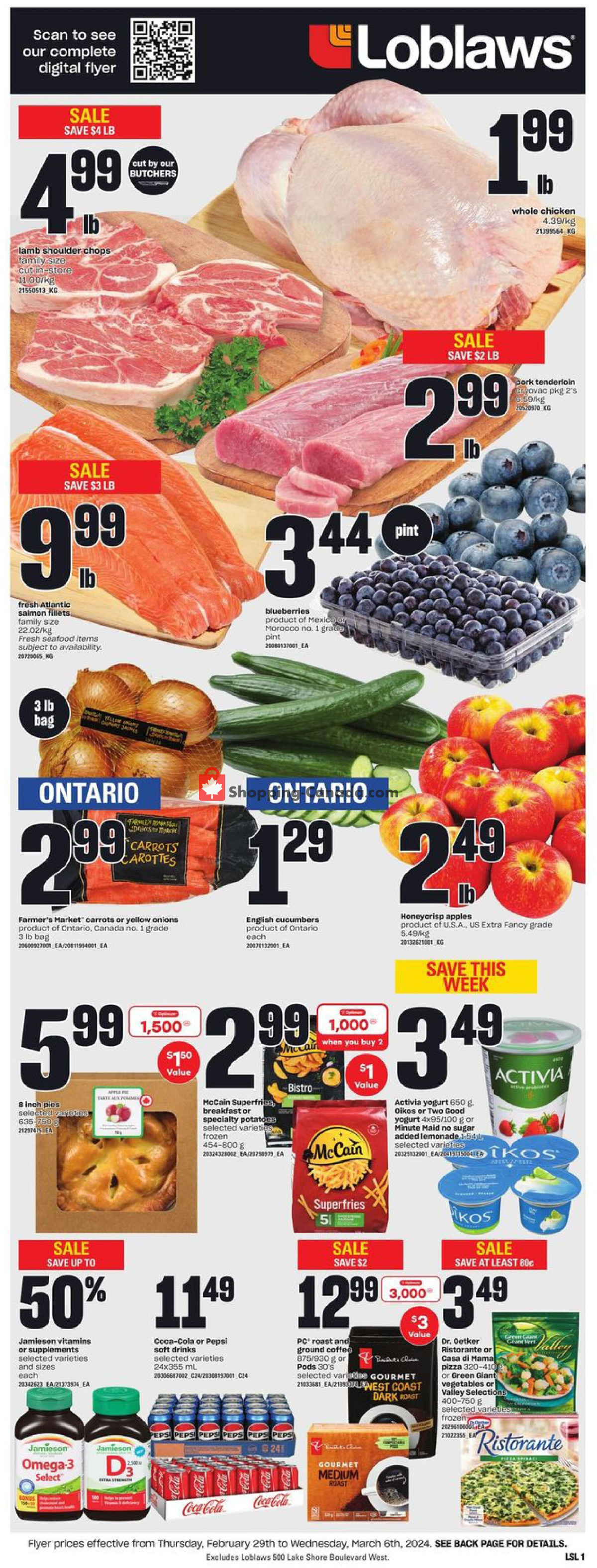 Loblaws flyer from Thursday February 29, 2024 to Wednesday March 6, 2024 - page 4