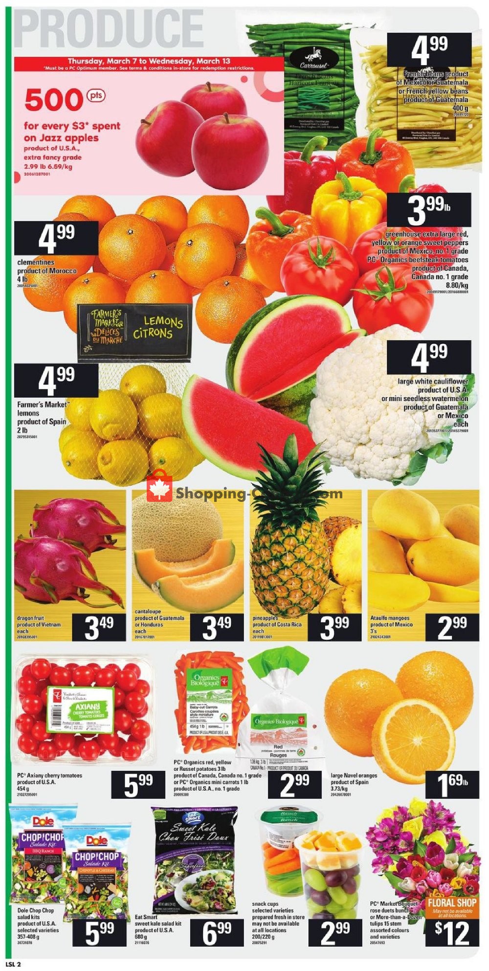Loblaws flyer from Thursday March 7, 2019 to Wednesday March 13, 2019 - page 2