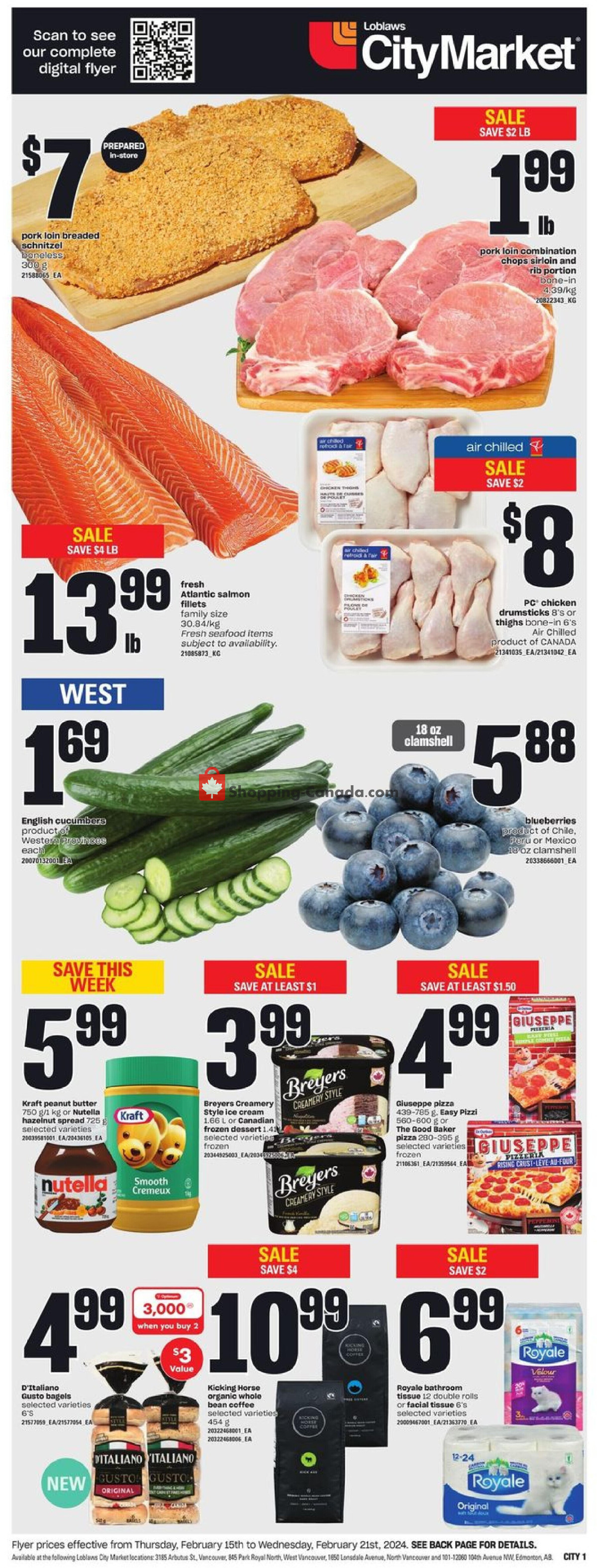 Loblaws flyer from Thursday February 15, 2024 to Wednesday February 21, 2024 - page 4