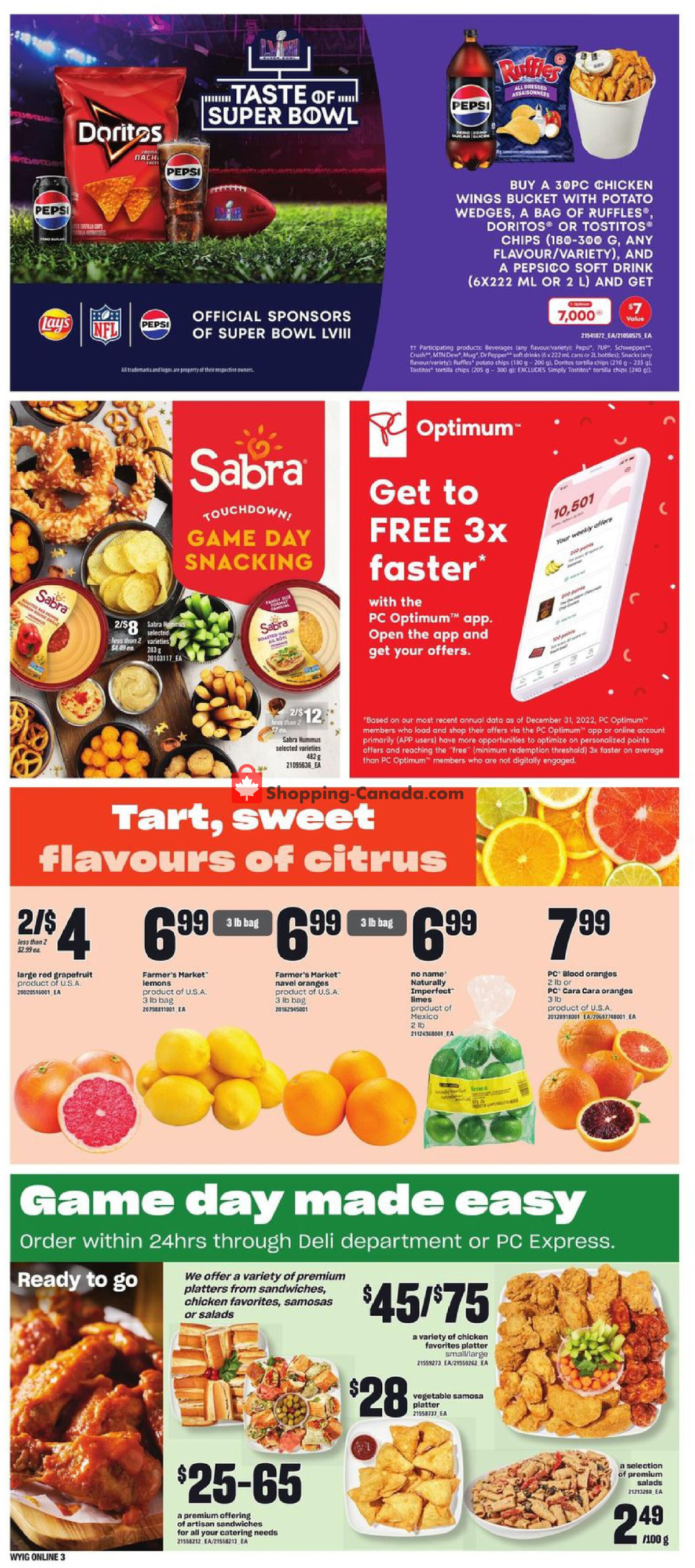 Loblaws flyer from Thursday January 25, 2024 to Wednesday January 31, 2024 - page 14