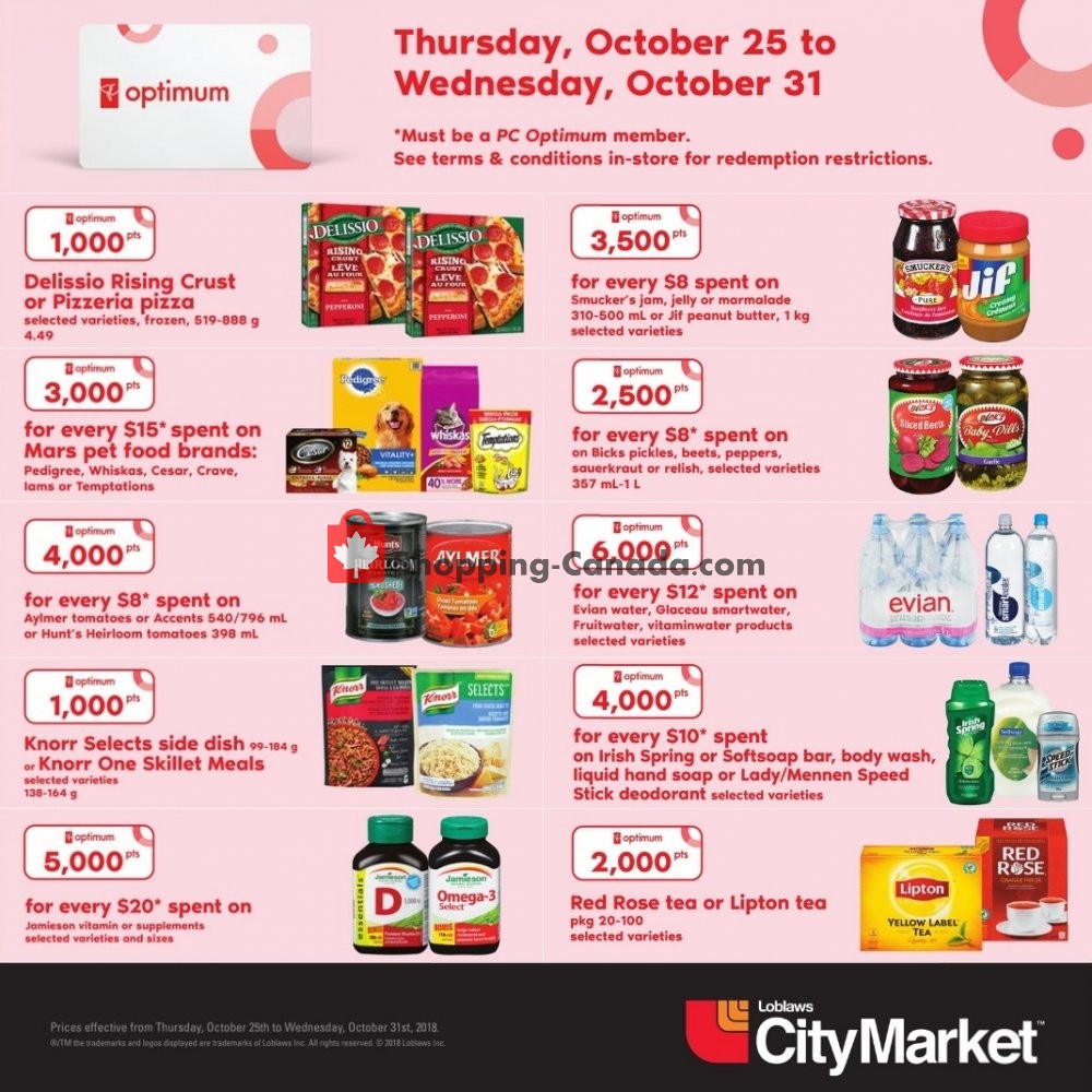 Loblaws flyer from Thursday October 25, 2018 to Wednesday October 31, 2018 - page 2