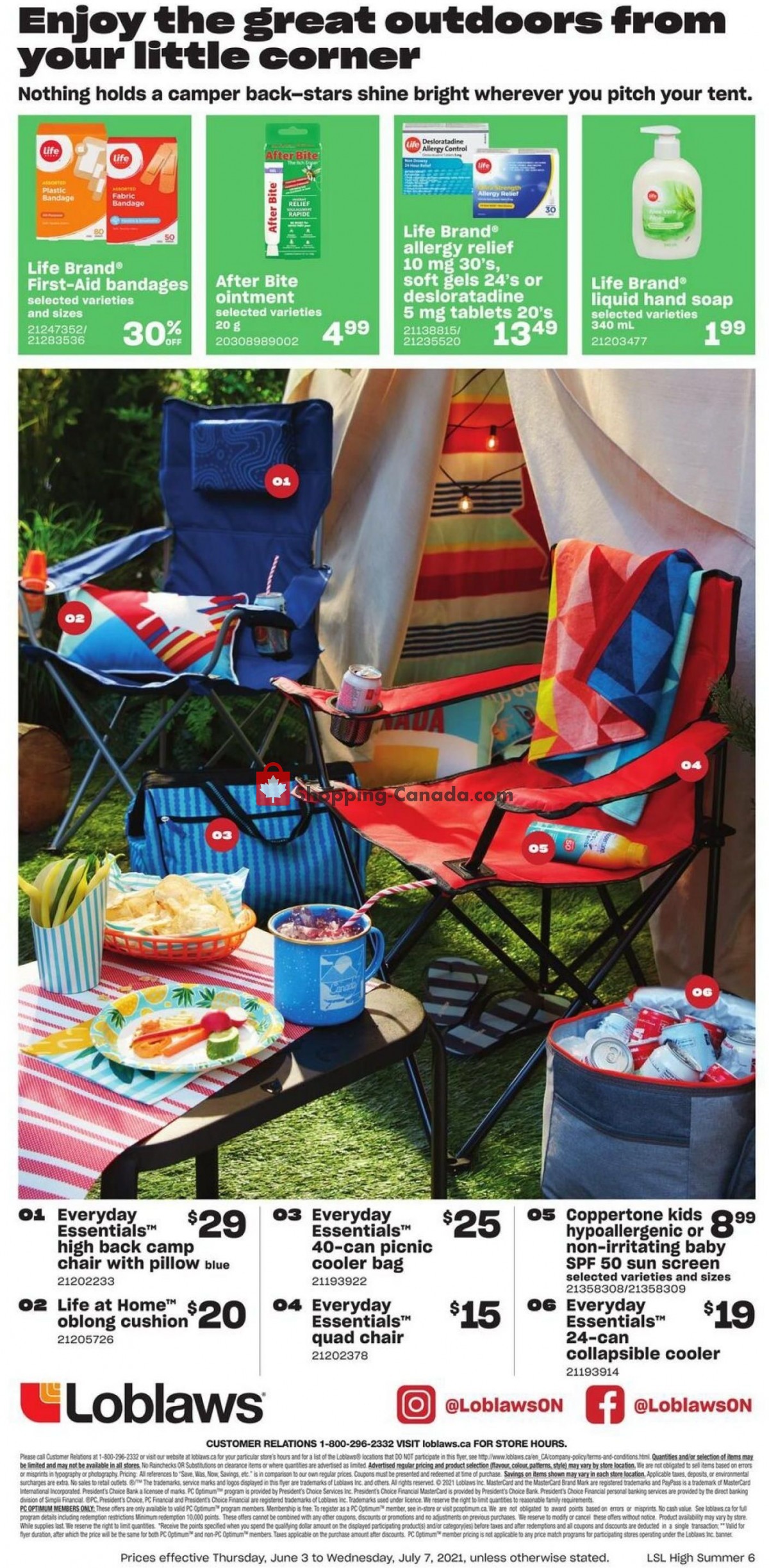 Loblaws flyer from Thursday June 3, 2021 to Wednesday July 7, 2021 - page 6