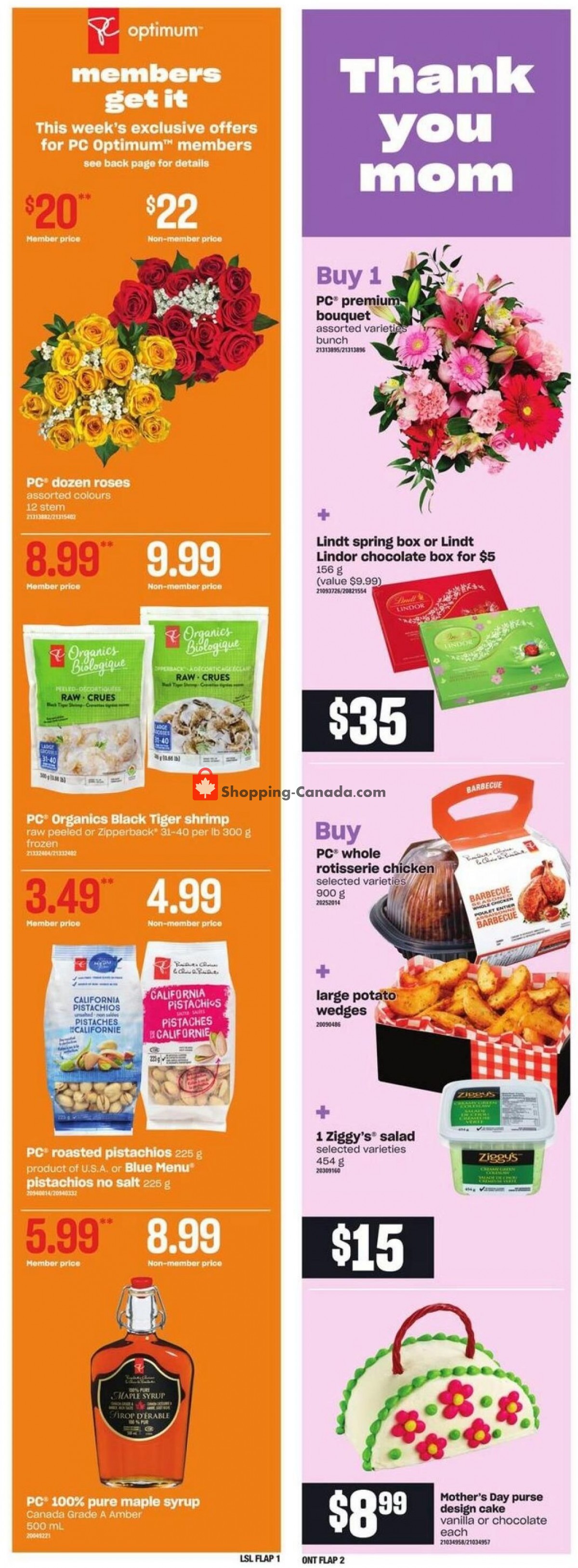 Loblaws flyer from Thursday May 6, 2021 to Wednesday May 12, 2021 - page 1