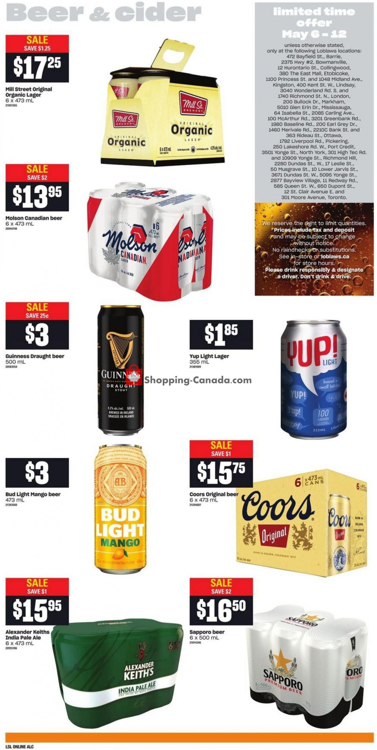 Loblaws flyer from Thursday May 6, 2021 to Wednesday May 12, 2021 - page 10