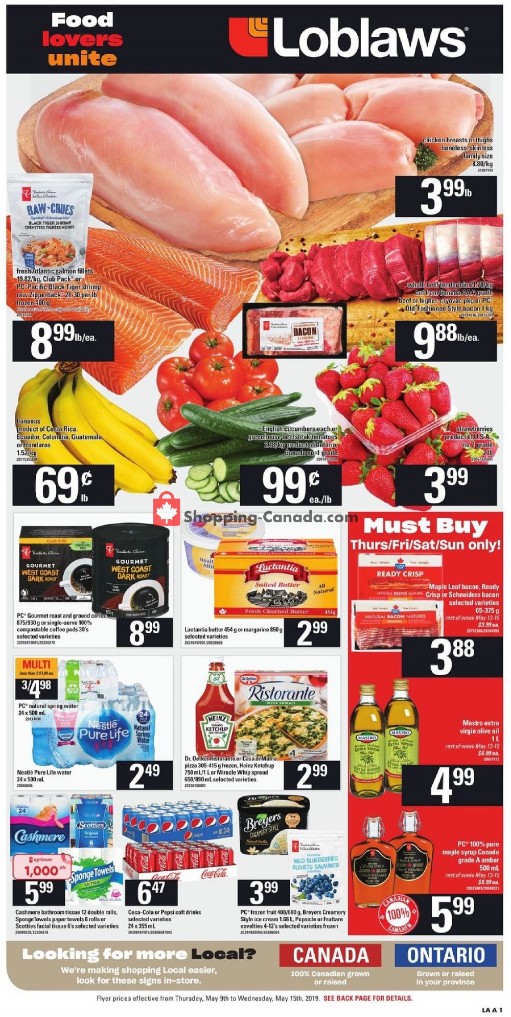 Loblaws flyer from Thursday May 9, 2019 to Wednesday May 15, 2019 - page 3