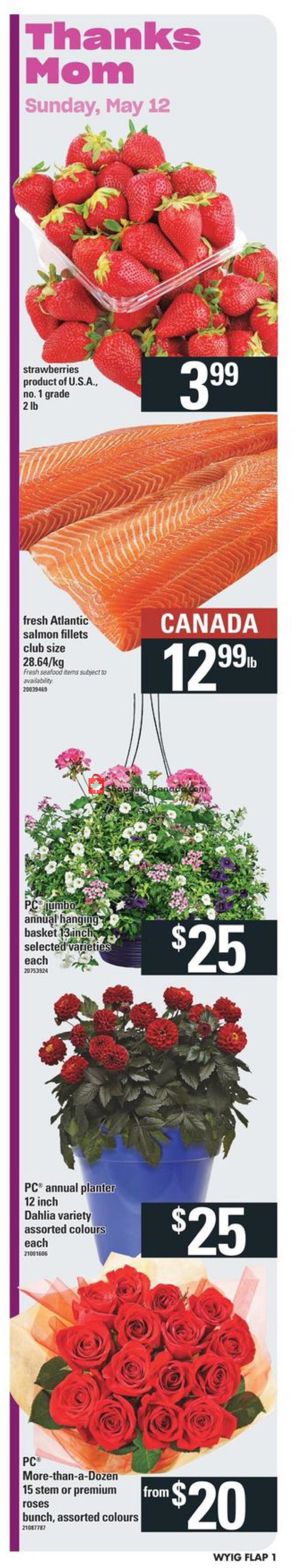 Loblaws flyer from Thursday May 9, 2019 to Wednesday May 15, 2019 - page 1