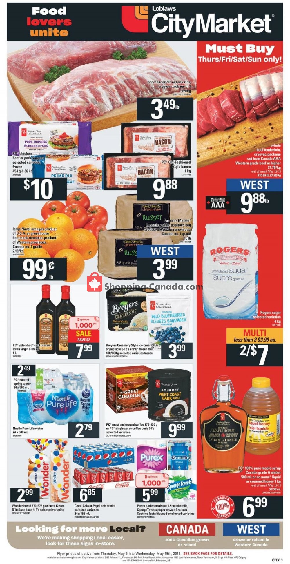Loblaws flyer from Thursday May 9, 2019 to Wednesday May 15, 2019 - page 3