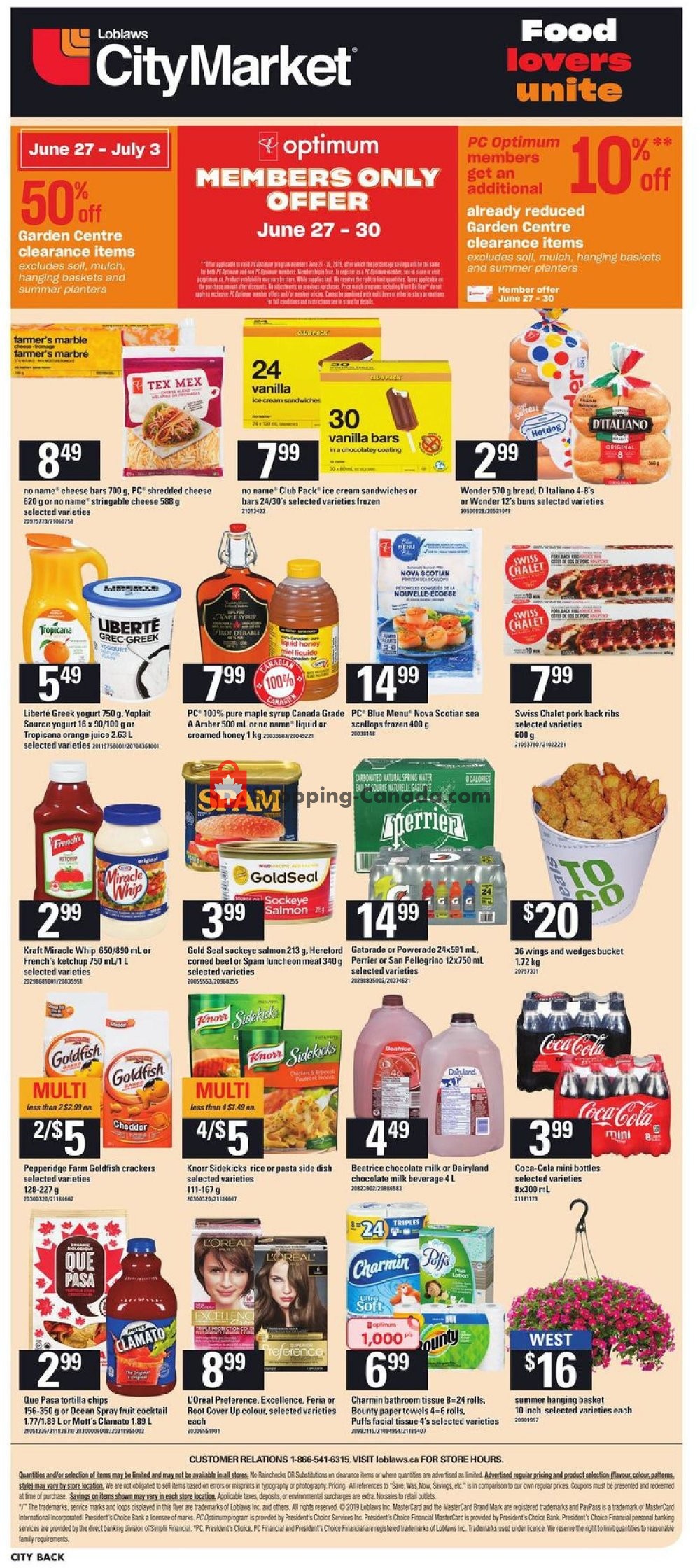 Loblaws flyer from Thursday June 27, 2019 to Wednesday July 3, 2019 - page 15
