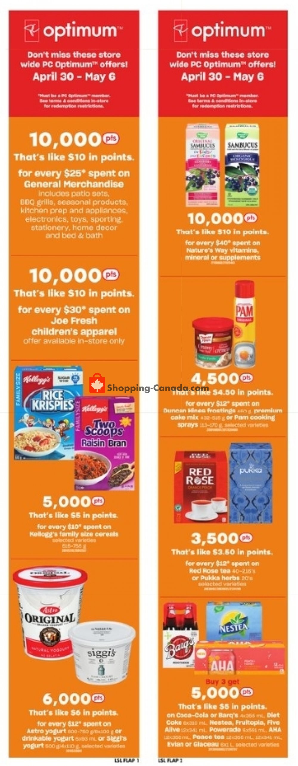 Loblaws flyer from Thursday April 30, 2020 to Wednesday May 6, 2020 - page 1