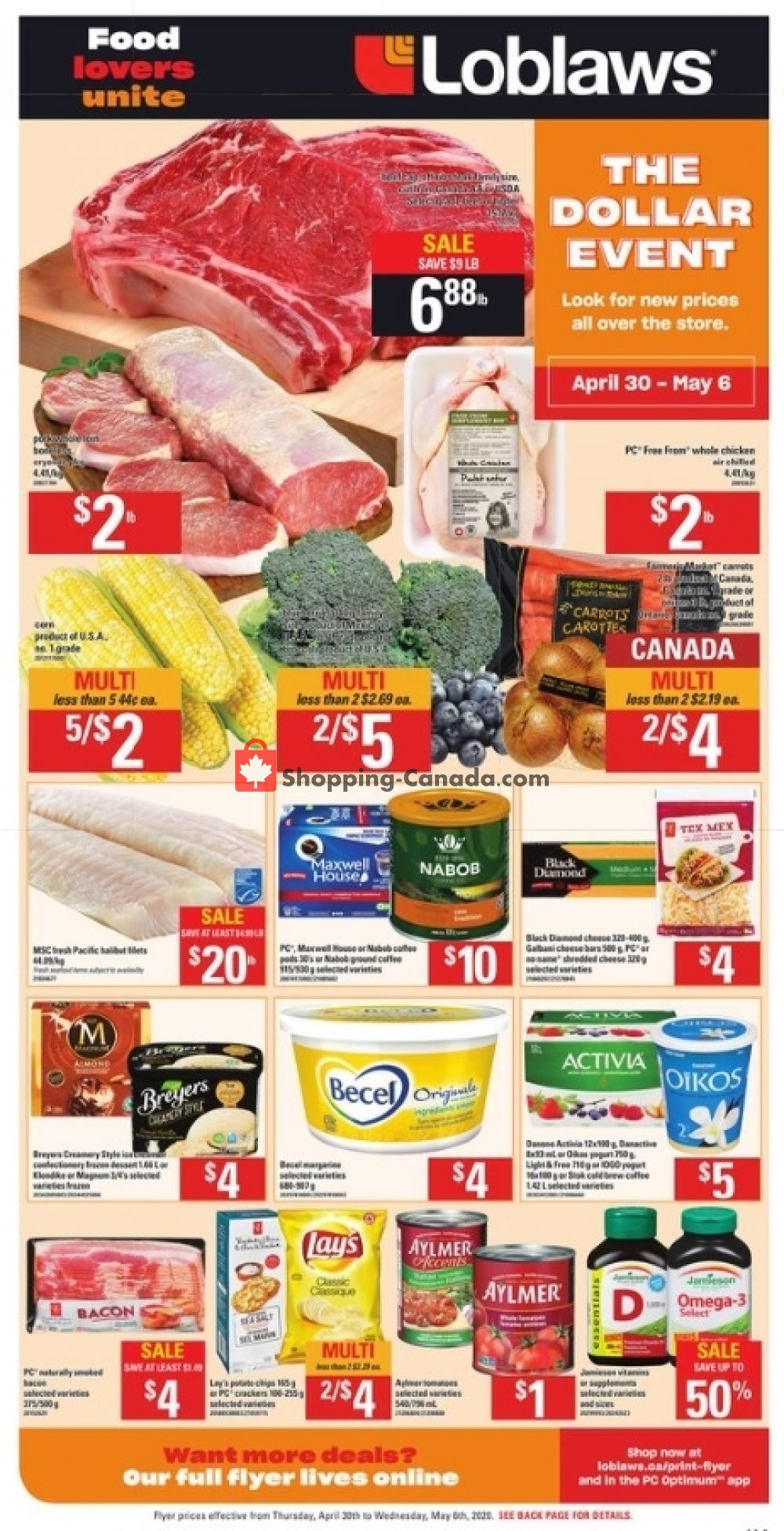 Loblaws flyer from Thursday April 30, 2020 to Wednesday May 6, 2020 - page 2