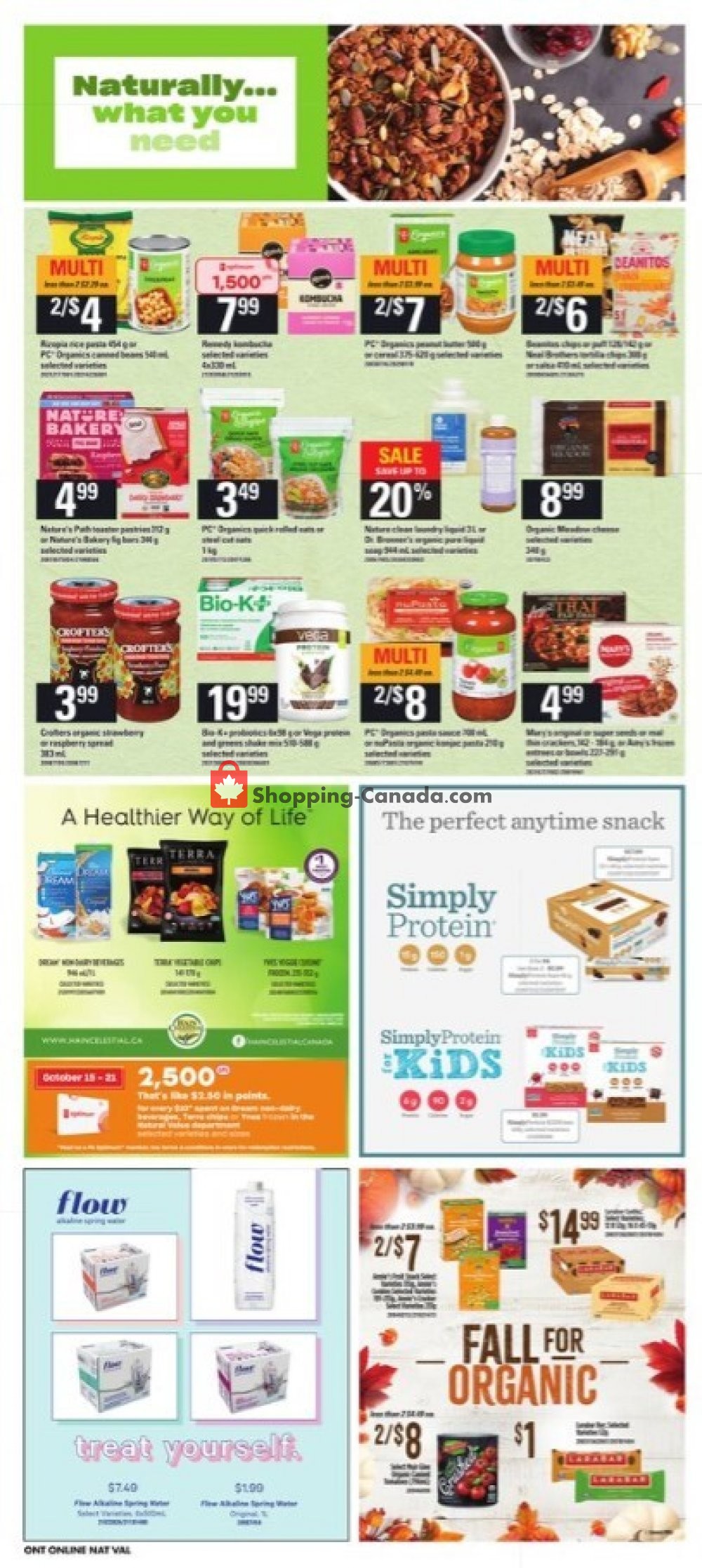 Loblaws flyer from Thursday October 15, 2020 to Wednesday October 21, 2020 - page 14