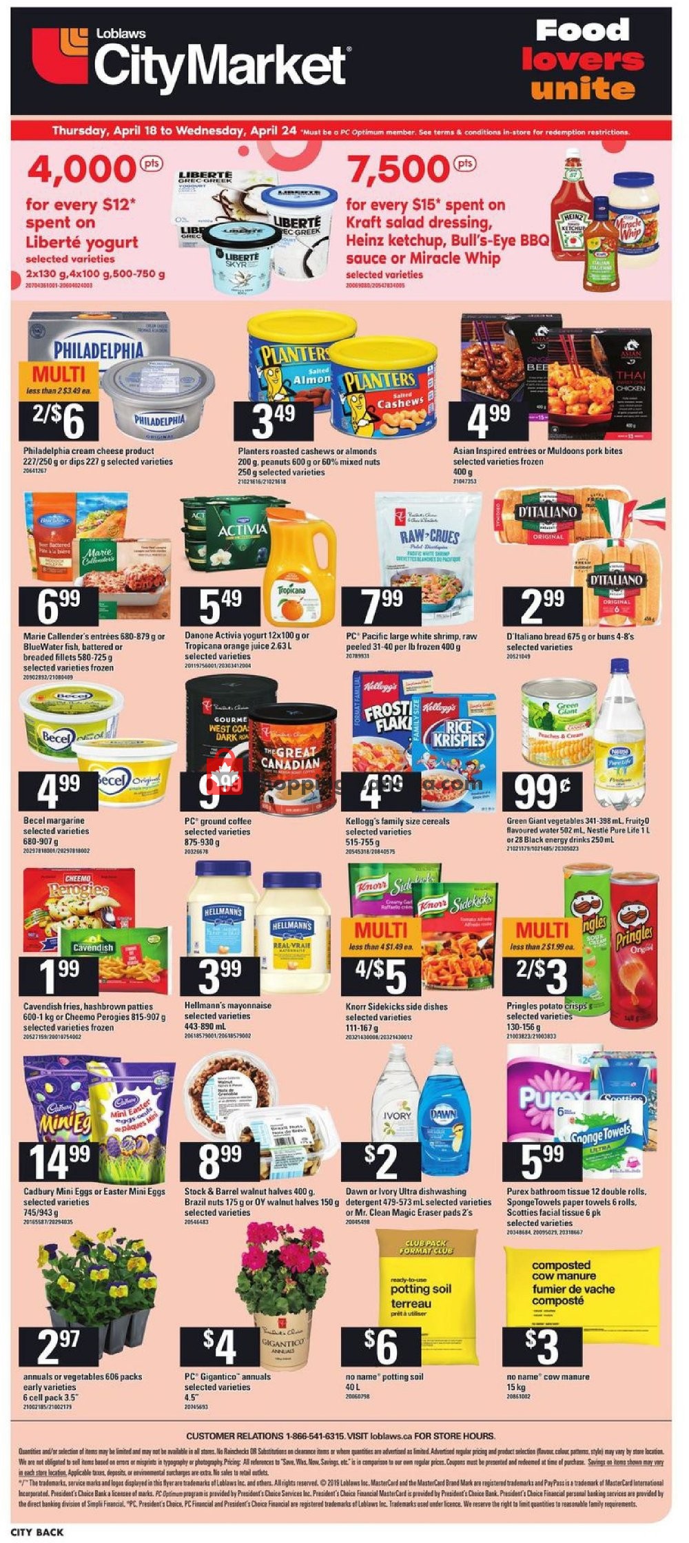 Loblaws flyer from Thursday April 18, 2019 to Wednesday April 24, 2019 - page 17