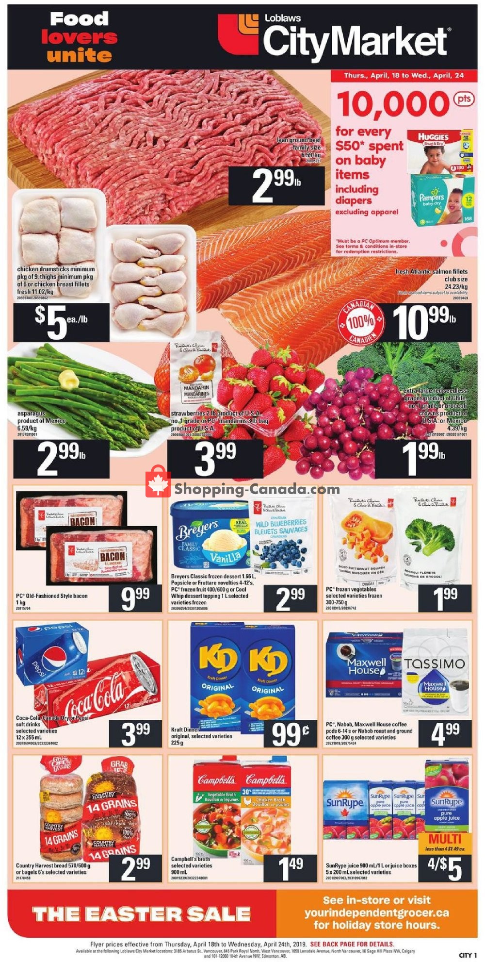 Loblaws flyer from Thursday April 18, 2019 to Wednesday April 24, 2019 - page 3