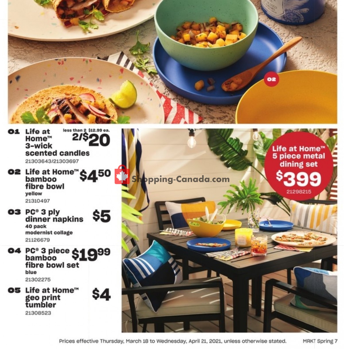Loblaws flyer from Thursday March 18, 2021 to Wednesday April 21, 2021 - page 12