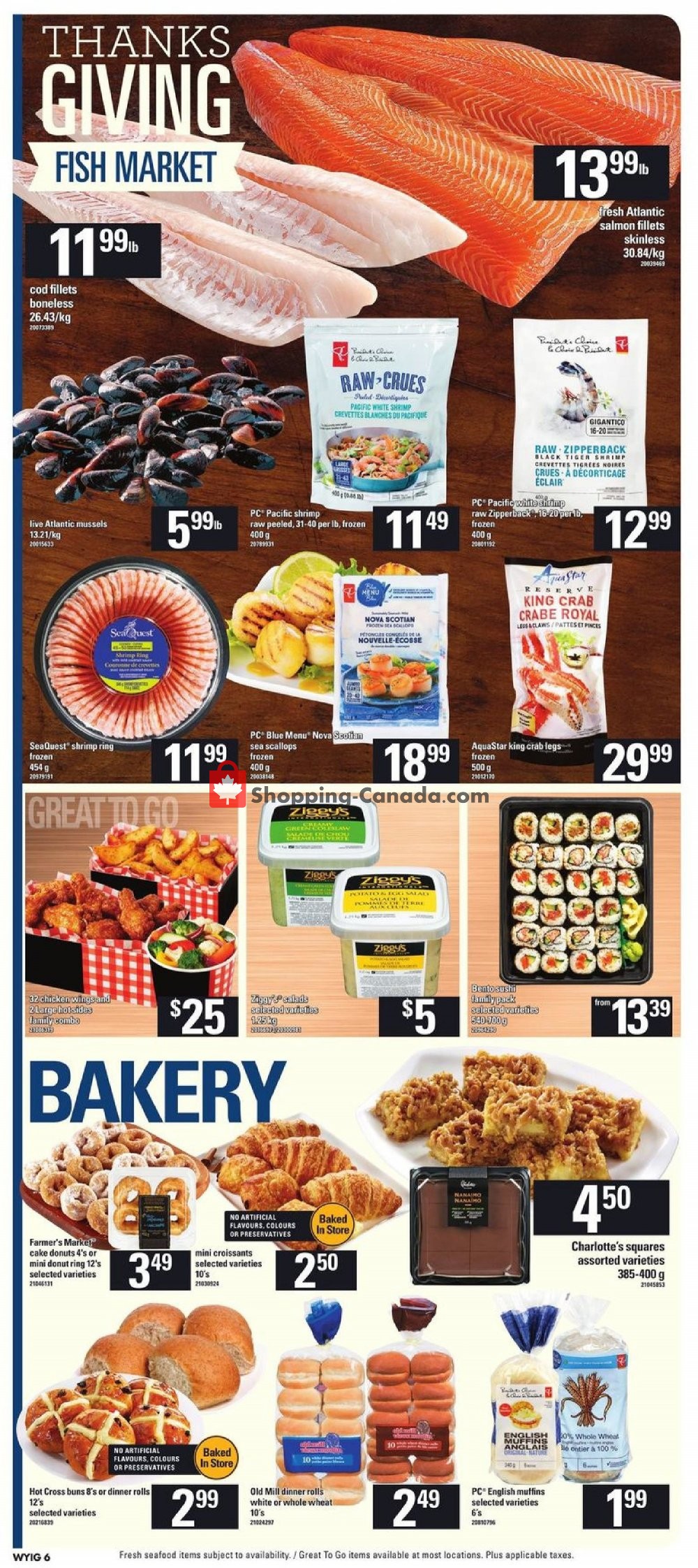 Loblaws flyer from Thursday September 27, 2018 to Wednesday October 3, 2018 - page 6