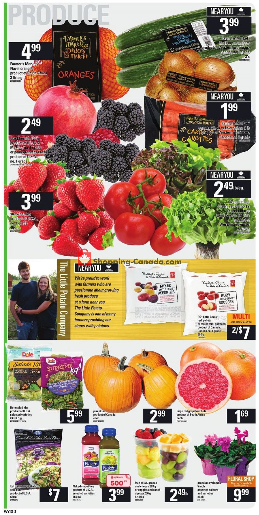 Loblaws flyer from Thursday October 18, 2018 to Wednesday October 24, 2018 - page 2