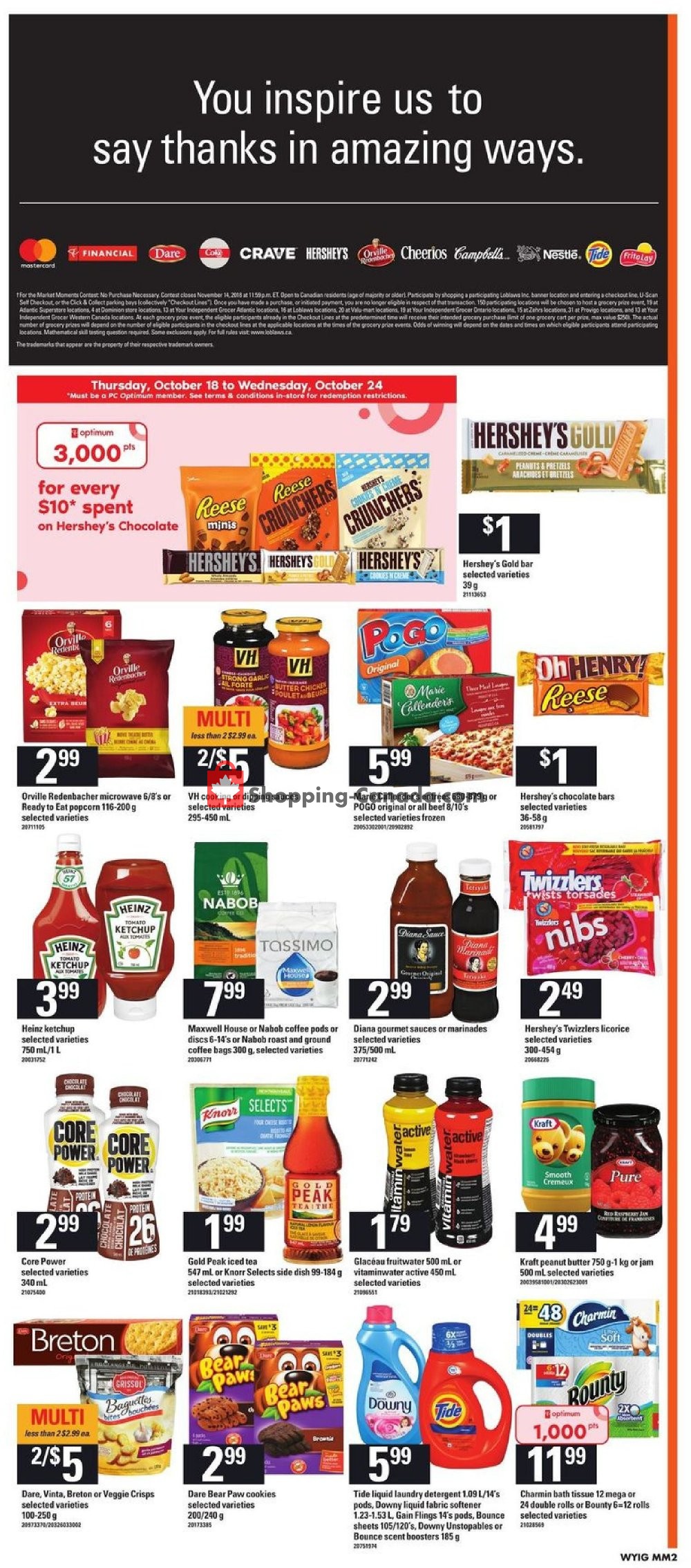 Loblaws flyer from Thursday October 18, 2018 to Wednesday October 24, 2018 - page 9