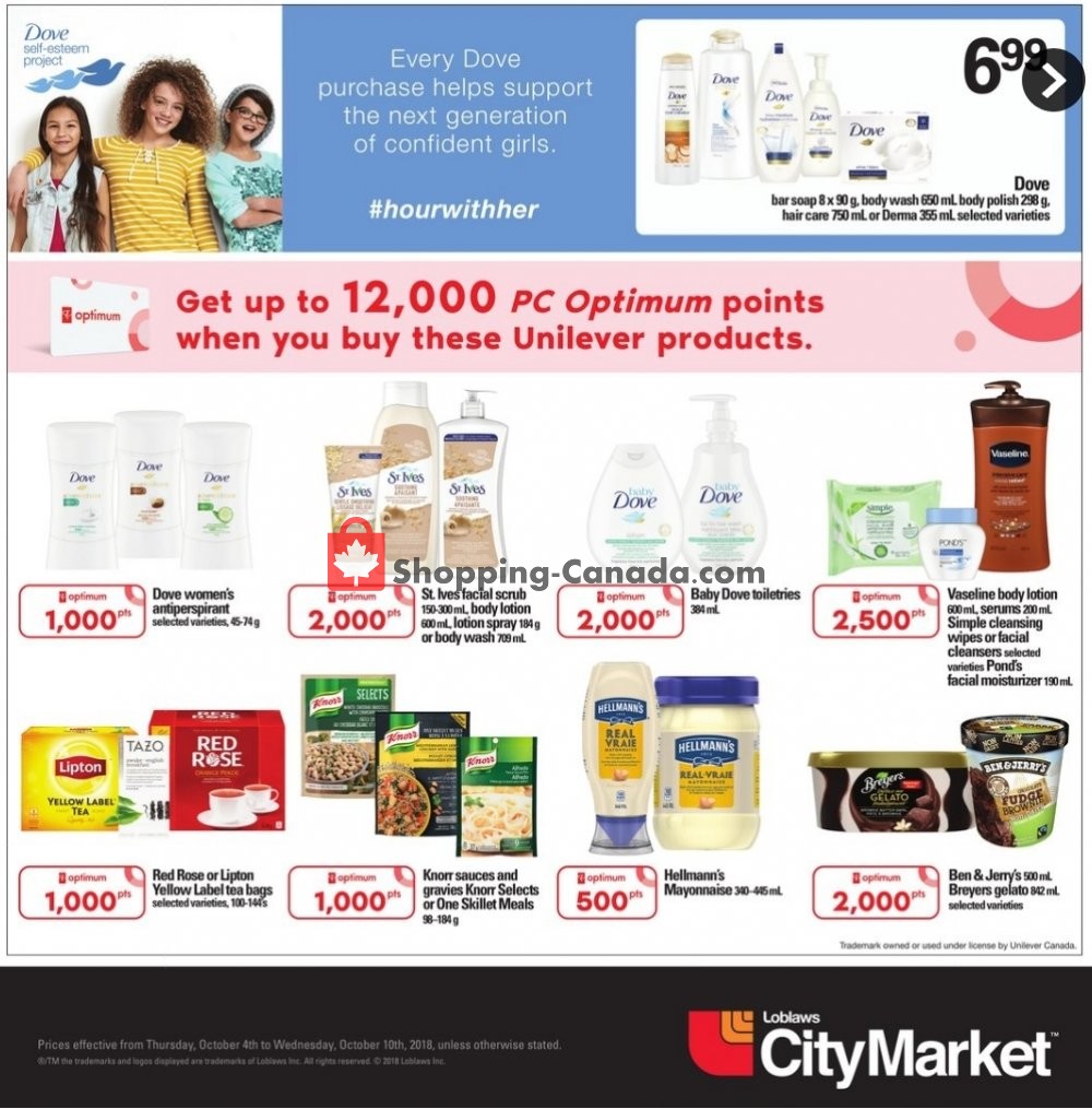 Loblaws flyer from Thursday October 4, 2018 to Wednesday October 10, 2018 - page 2