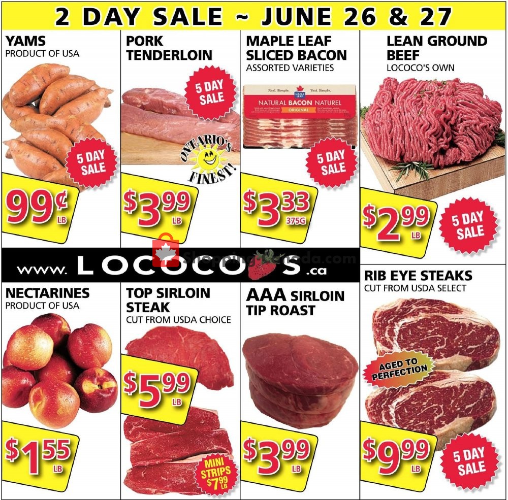 Lococo's flyer from Wednesday June 26, 2019 to Thursday June 27, 2019 - page 1