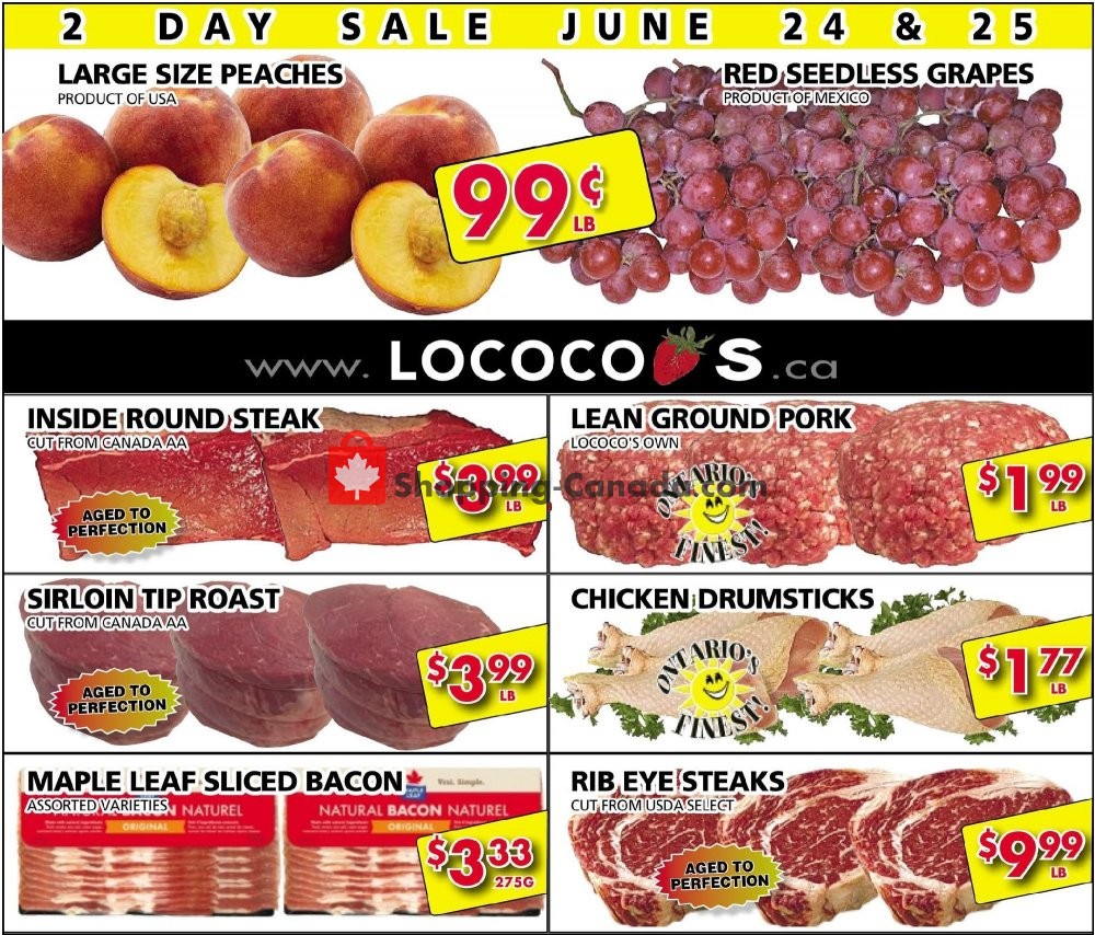 Lococo's flyer from Monday June 24, 2019 to Tuesday June 25, 2019 - page 1