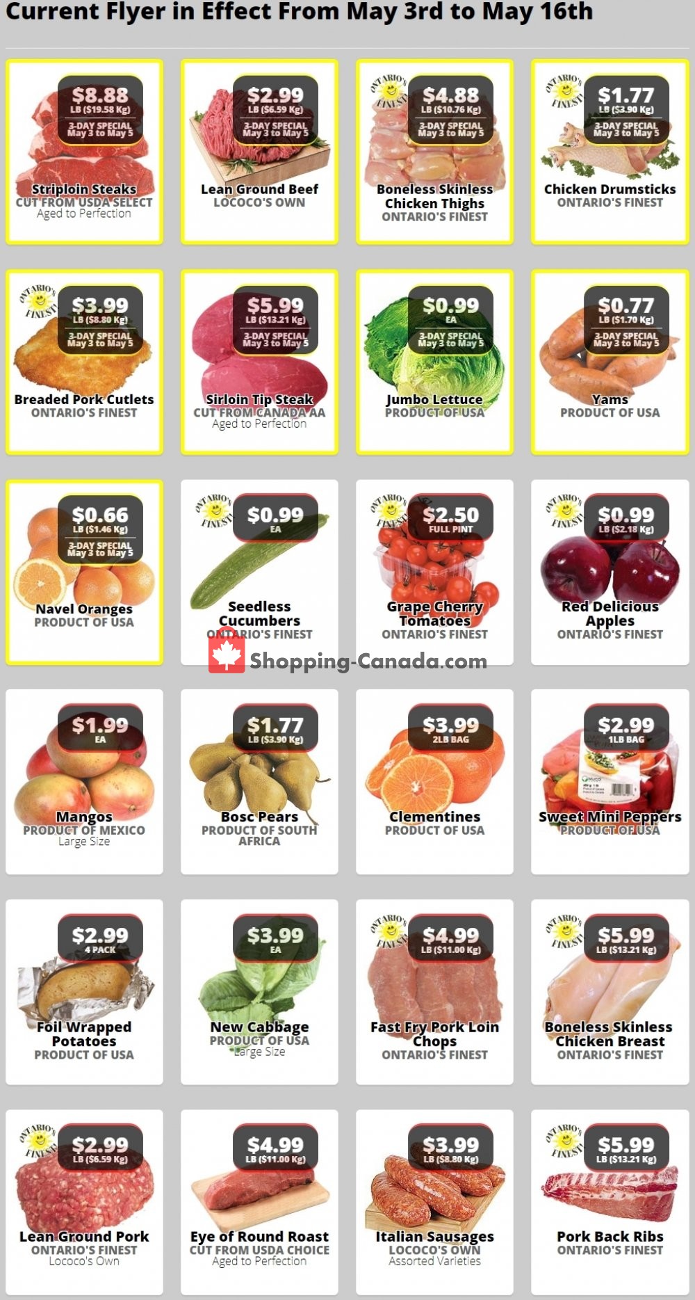 Lococo's flyer from Friday May 3, 2019 to Thursday May 16, 2019 - page 1