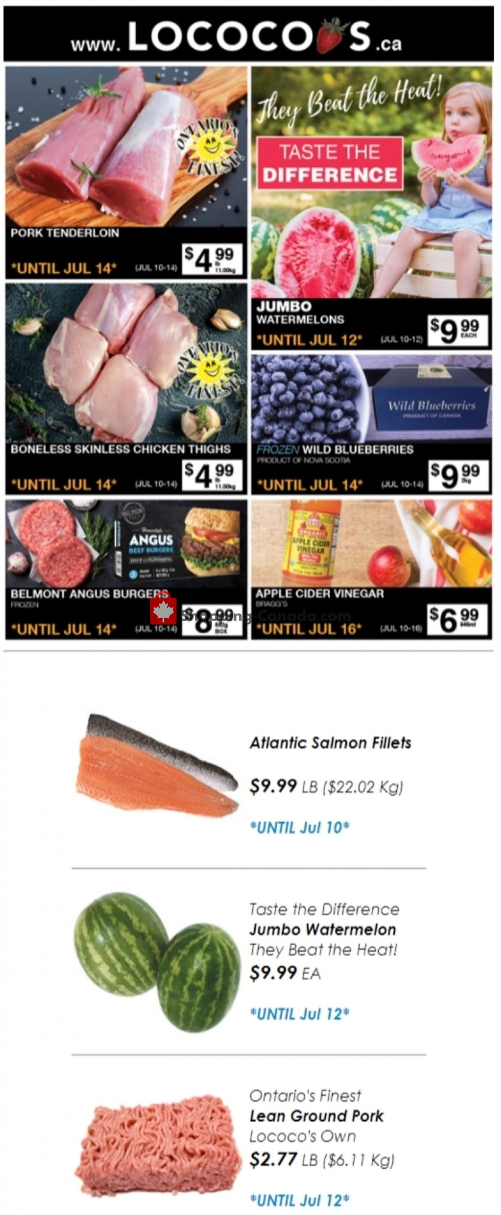 Lococo's flyer from Friday July 10, 2020 to Tuesday July 14, 2020 - page 1