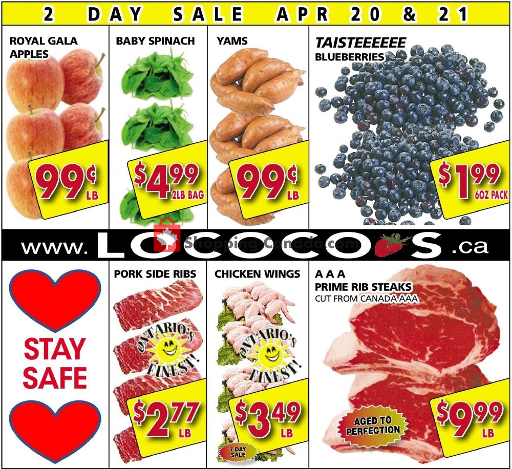 Lococo's flyer from Monday April 20, 2020 to Tuesday April 21, 2020 - page 1