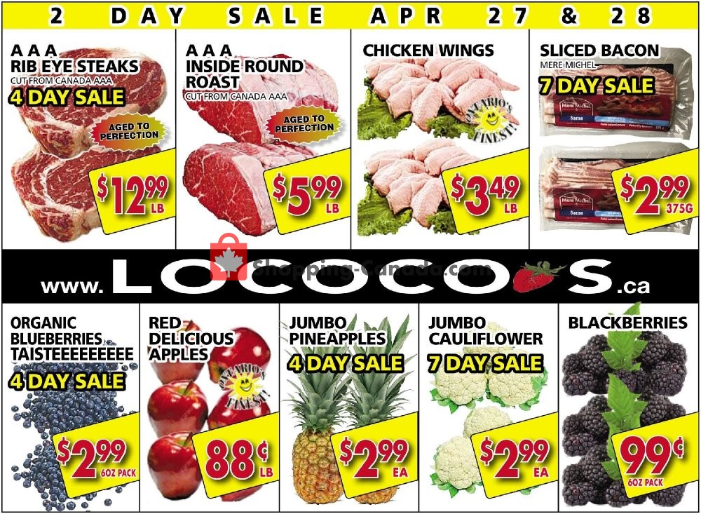 Lococo's flyer from Monday April 27, 2020 to Tuesday April 28, 2020 - page 1