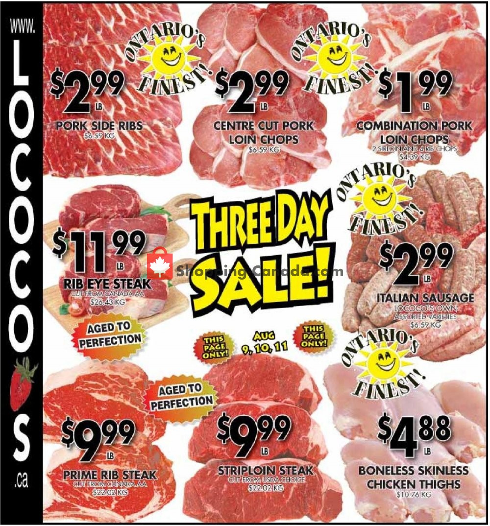 Lococo's flyer from Friday August 9, 2019 to Thursday August 22, 2019 - page 1