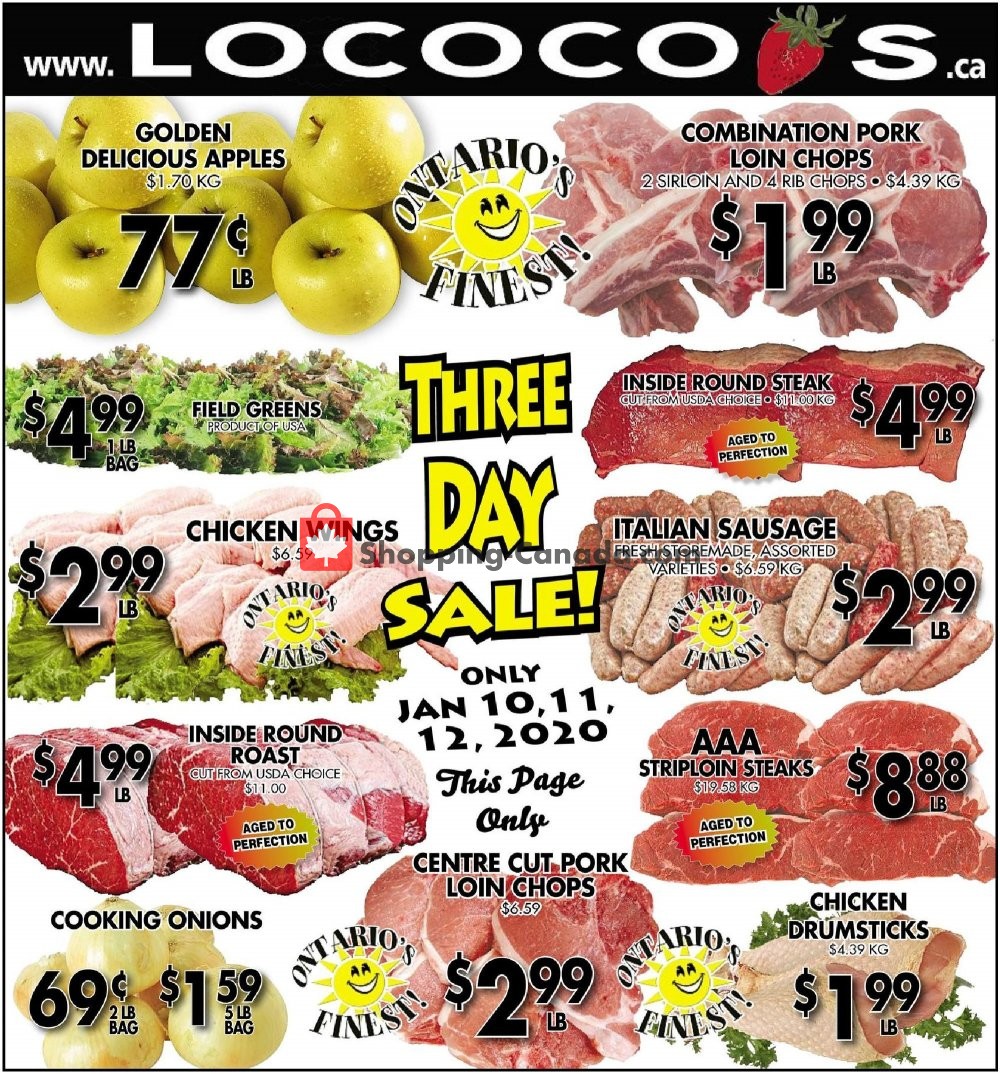 Lococo's flyer from Friday January 10, 2020 to Thursday January 23, 2020 - page 1