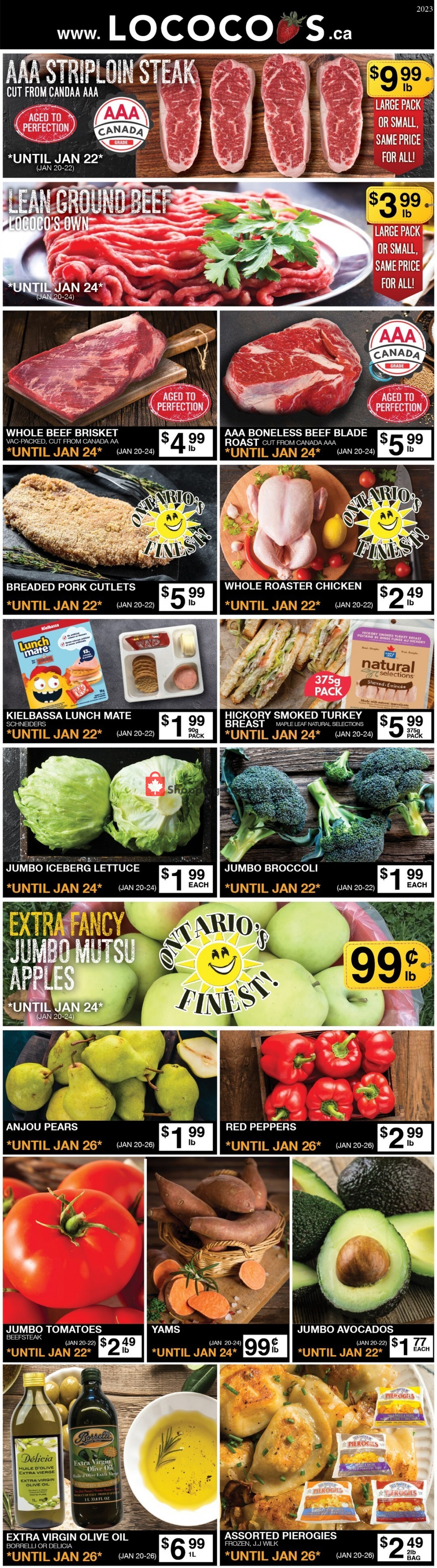 Lococo's flyer from Friday January 20, 2023 to Thursday January 26, 2023 - page 1