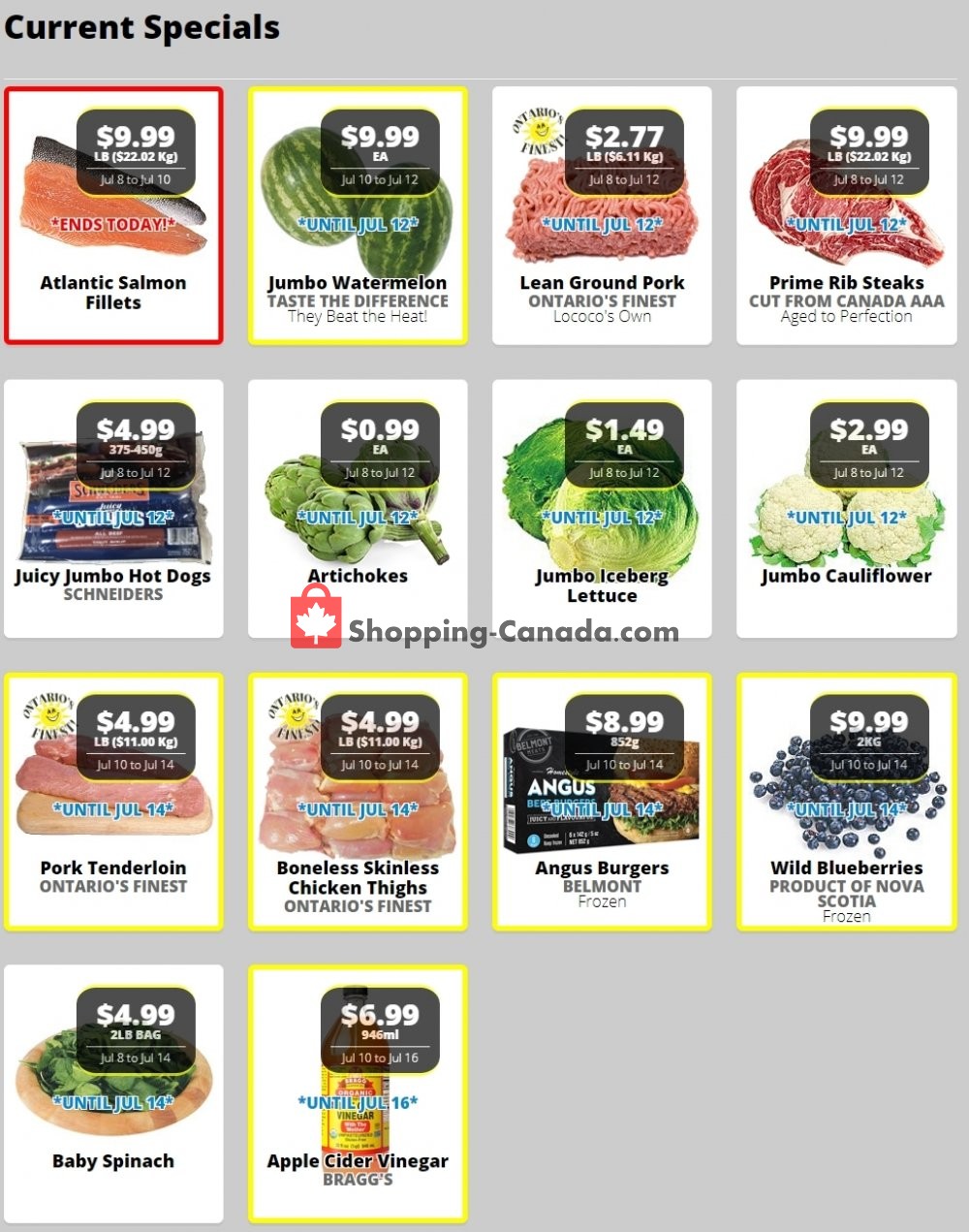 Lococo's flyer from Friday July 10, 2020 to Thursday July 16, 2020 - page 1