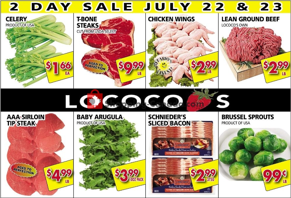 Lococo's flyer from Monday July 22, 2019 to Tuesday July 23, 2019 - page 1