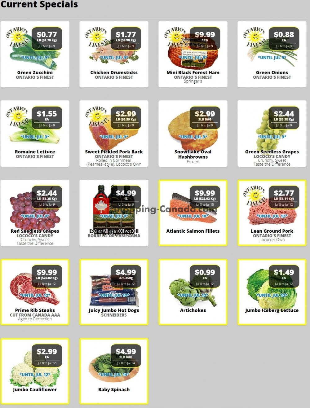 Lococo's flyer from Wednesday July 8, 2020 to Tuesday July 14, 2020 - page 1