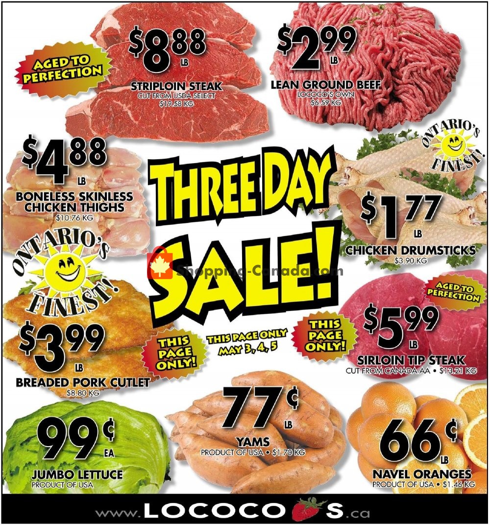 Lococo's flyer from Friday May 3, 2019 to Thursday May 16, 2019 - page 1