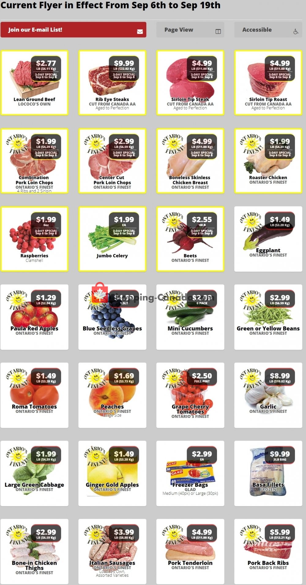 Lococo's flyer from Friday September 6, 2019 to Thursday September 19, 2019 - page 1
