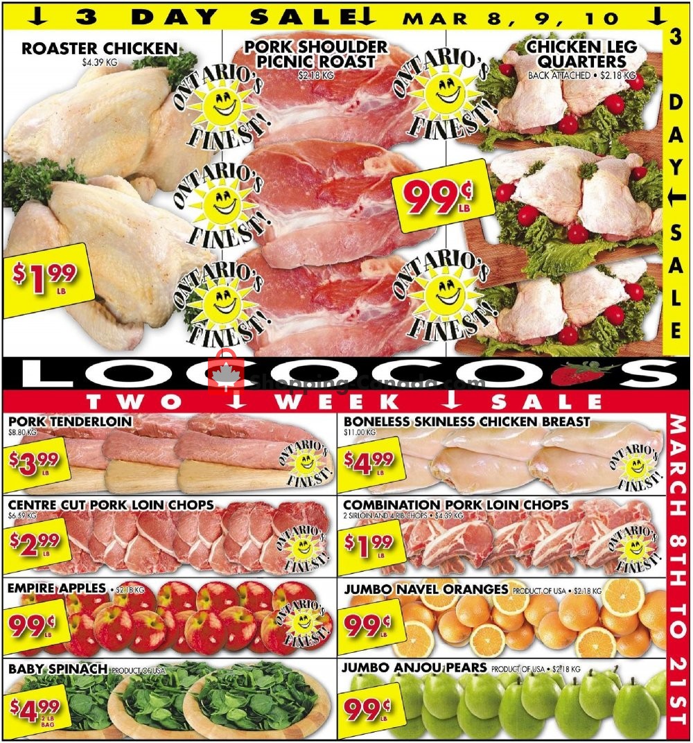 Lococo's flyer from Friday March 8, 2019 to Thursday March 21, 2019 - page 1