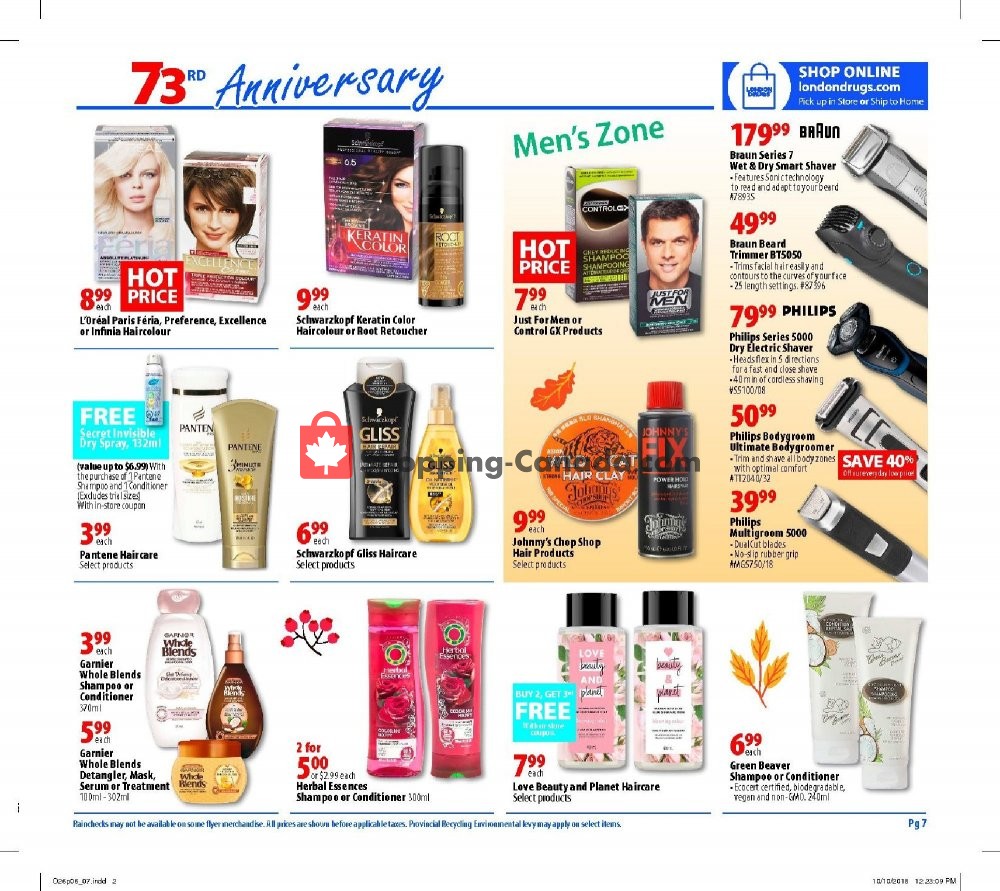 London Drugs flyer from Friday October 26, 2018 to Wednesday October 31, 2018 - page 8